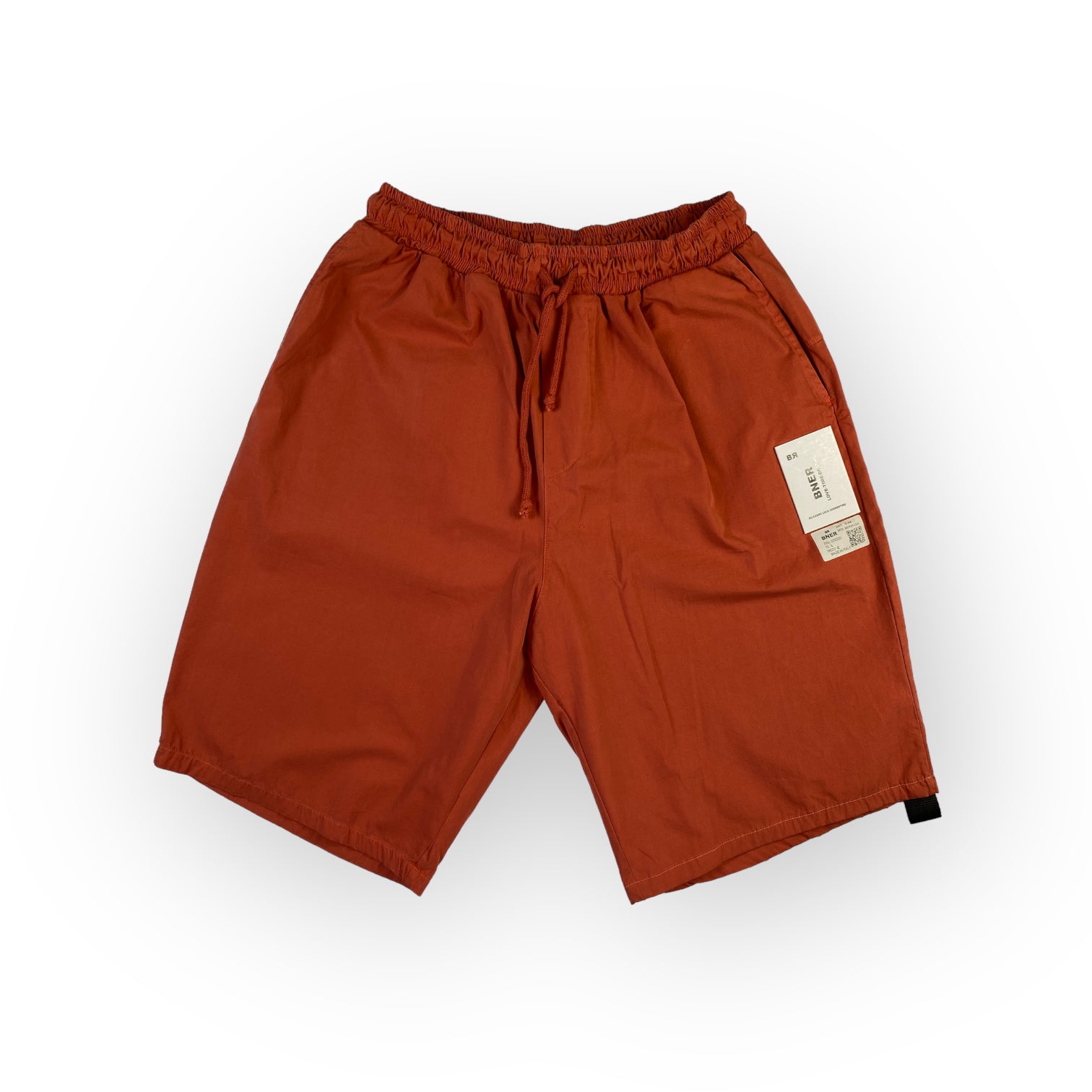 Short BNER mattone scuro con vita elasticizzata, taglia L — IlBotteghino