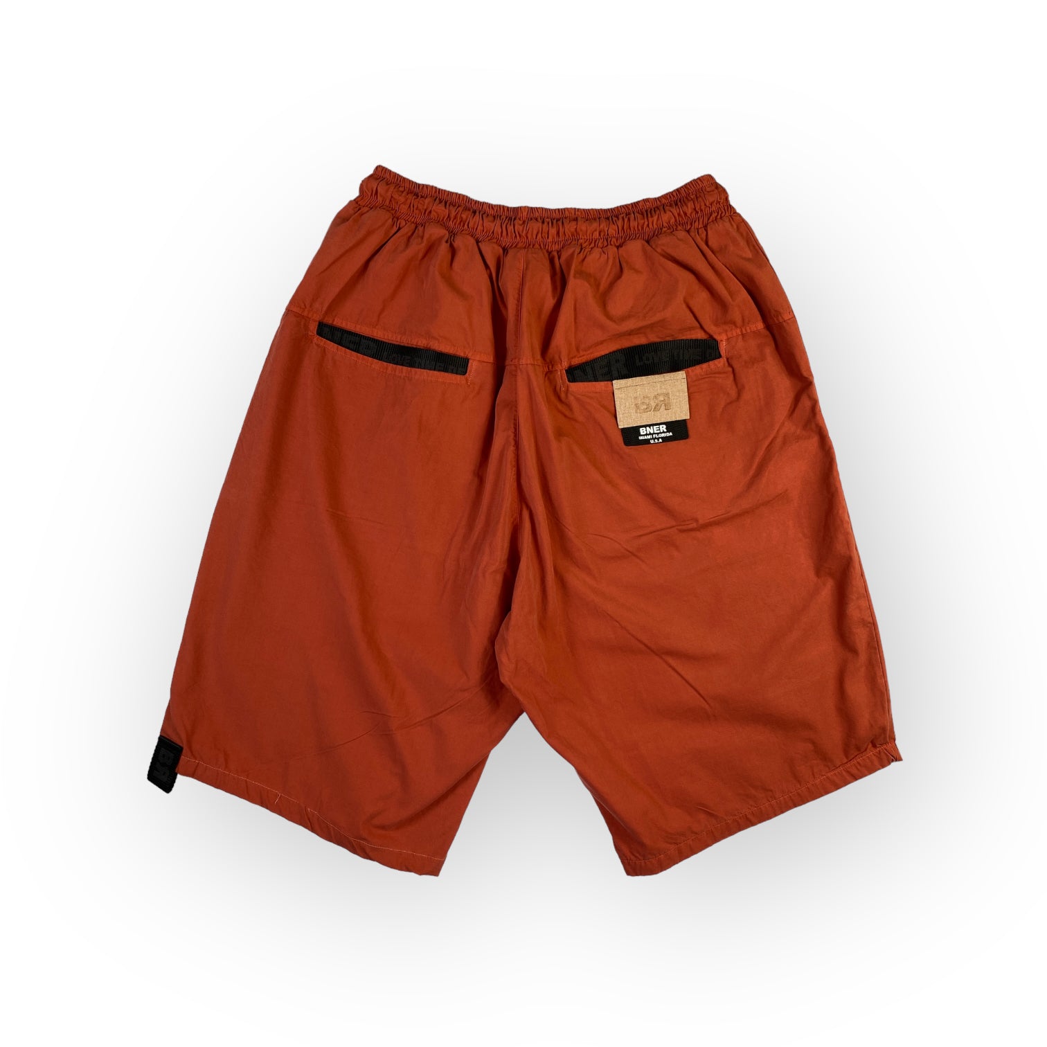 BNER short mattone scuro — streetwear d'archivio — IlBotteghino
