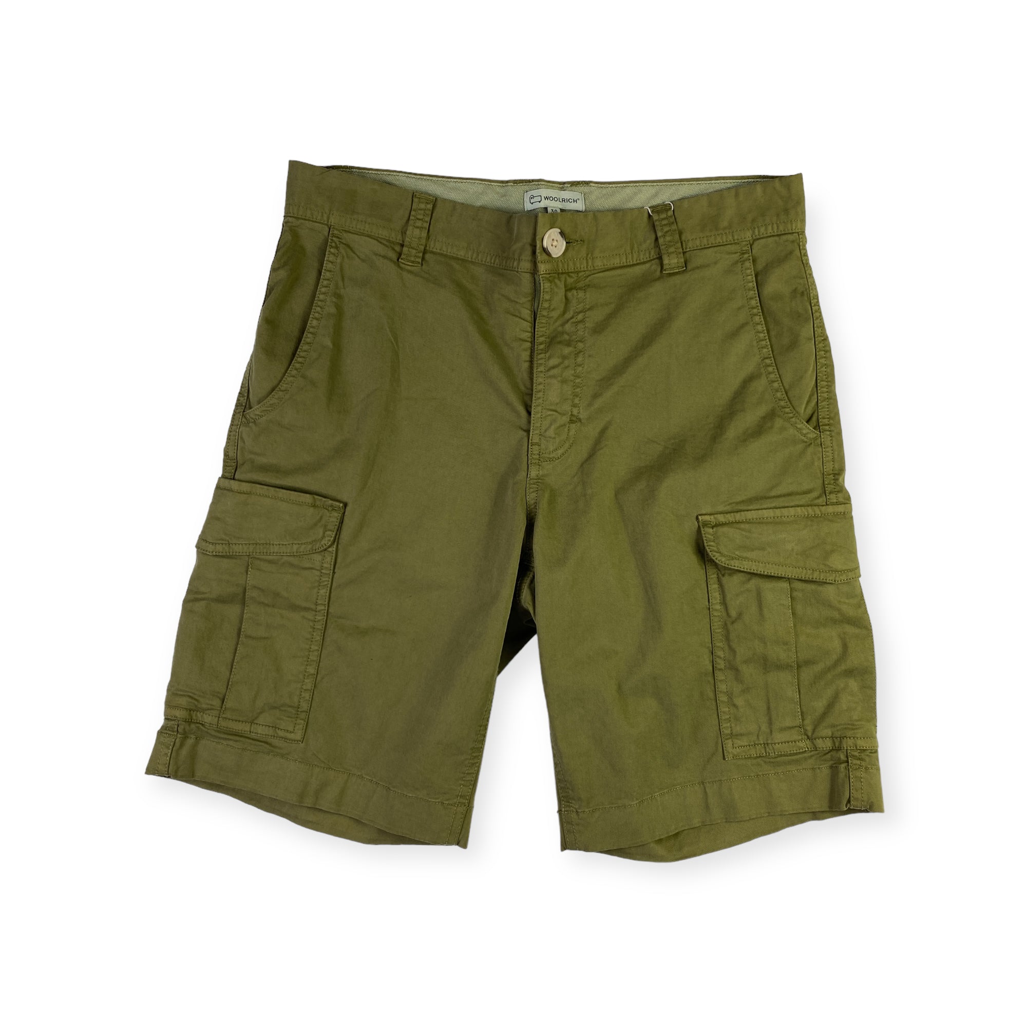 Short cargo Woolrich verde, taglia US 30 — IlBotteghino