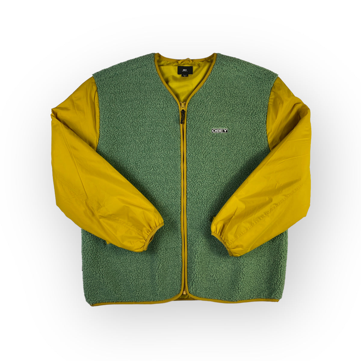 Obey fleece Oyster Jacket — streetwear tecnico d'archivio — IlBotteghino