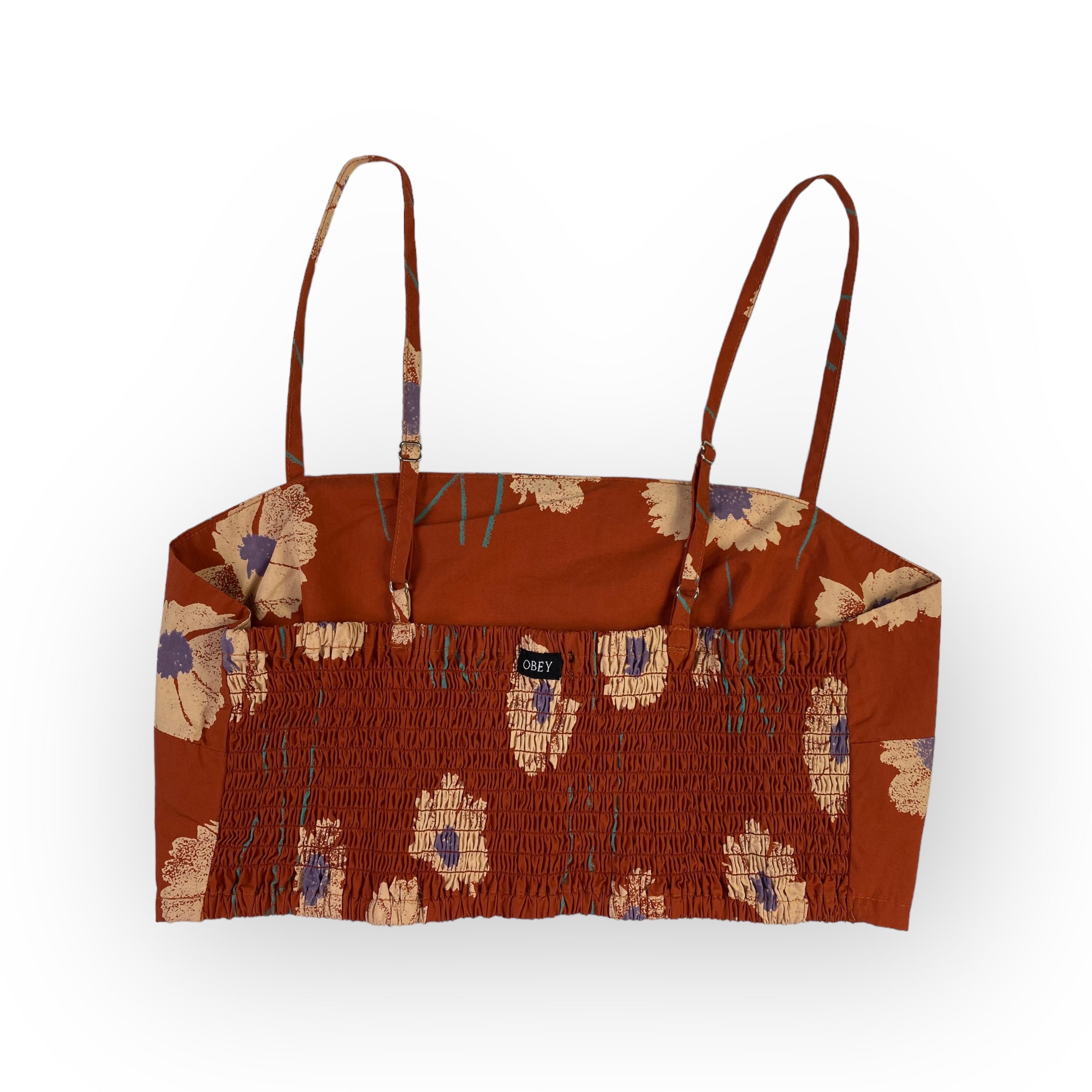 Obey top floreale — streetwear d'archivio — IlBotteghino