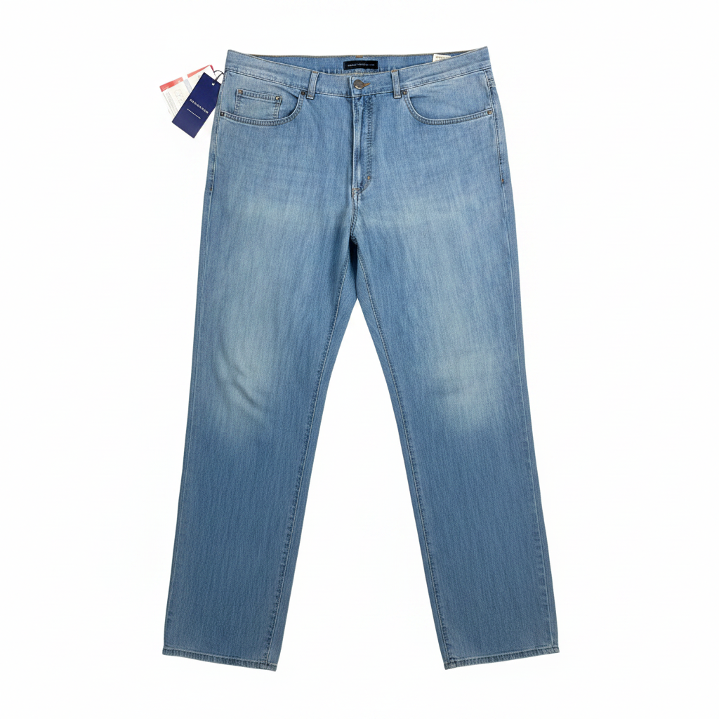 Jeans Trussardi denim chiaro stretch, taglia IT 60 — IlBotteghino