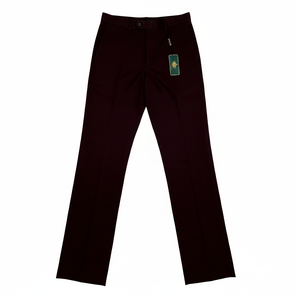Pantalone Berry Green Line bordeaux, taglia IT 48 — IlBotteghino
