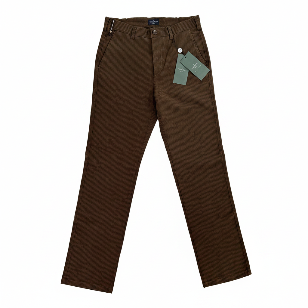 Pantalone Trussardi Sport velluto a coste marrone, taglia IT 46 — IlBotteghino