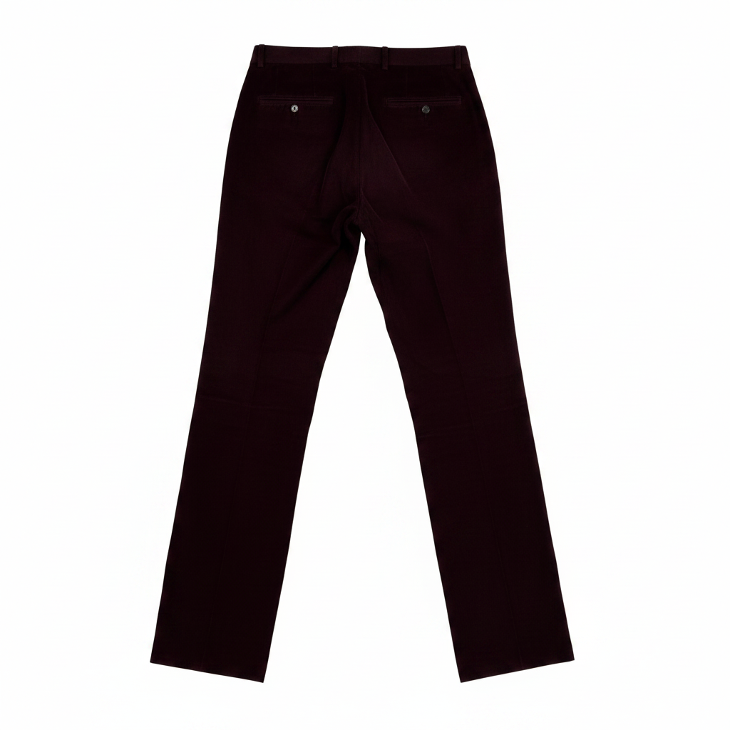 Berry Green Line pantalone bordeaux — puro cotone — IlBotteghino