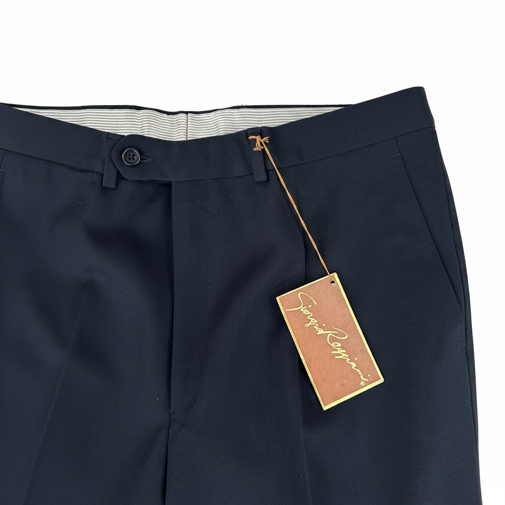 Giorgio Reggiani pantalone blu navy — Made in Italy — IlBotteghino