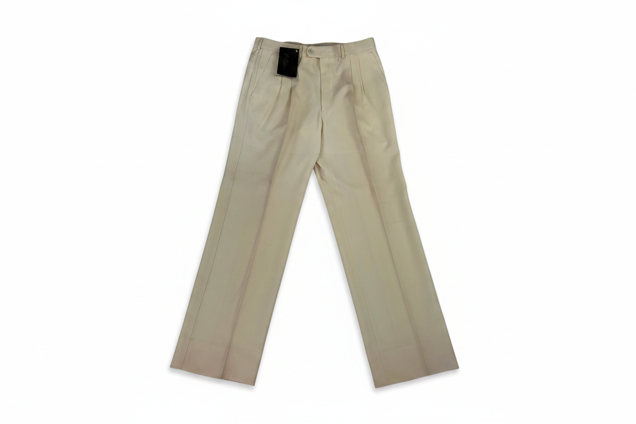 Pantalone Giorgio Reggiani panna, taglia IT 52 — IlBotteghino