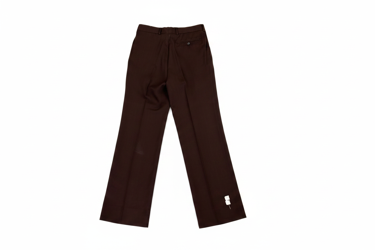 Erremme pantalone marrone — lana vergine sartoriale — IlBotteghino