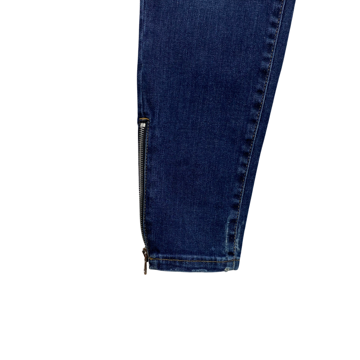Jeans Pierre Balmain slim blu da donna, dettaglio vita