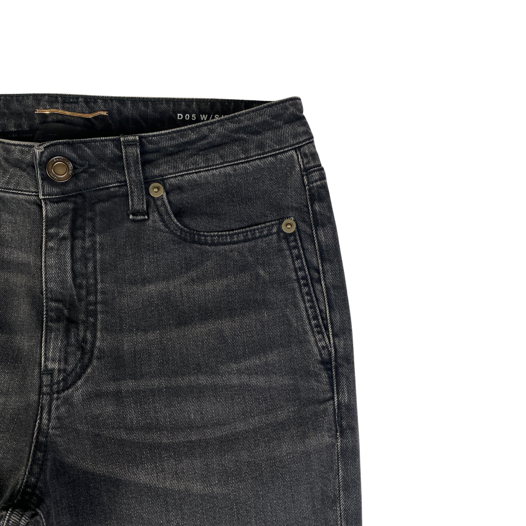 Saint Laurent jeans nero sbiadito — capo di ricerca d'archivio — IlBotteghino