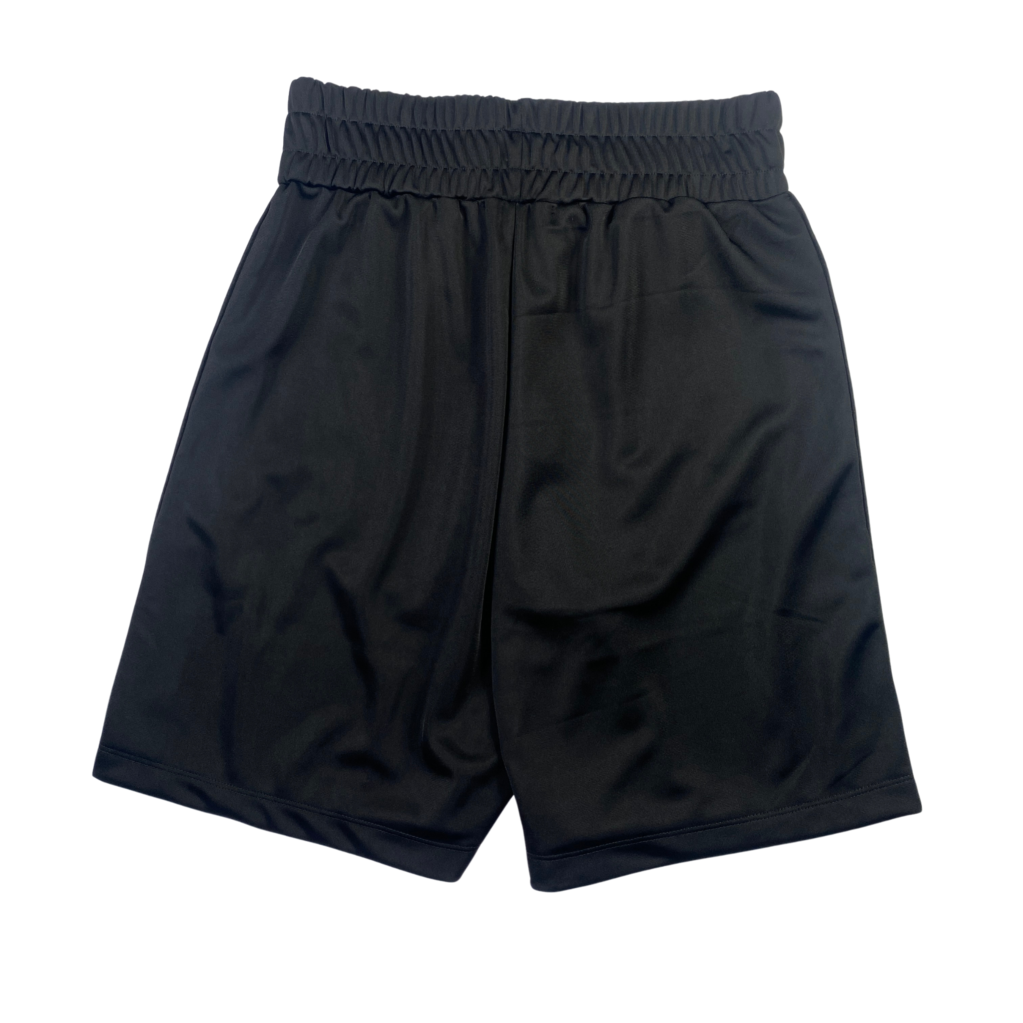777 short nero banda grigia — streetwear d'archivio — IlBotteghino