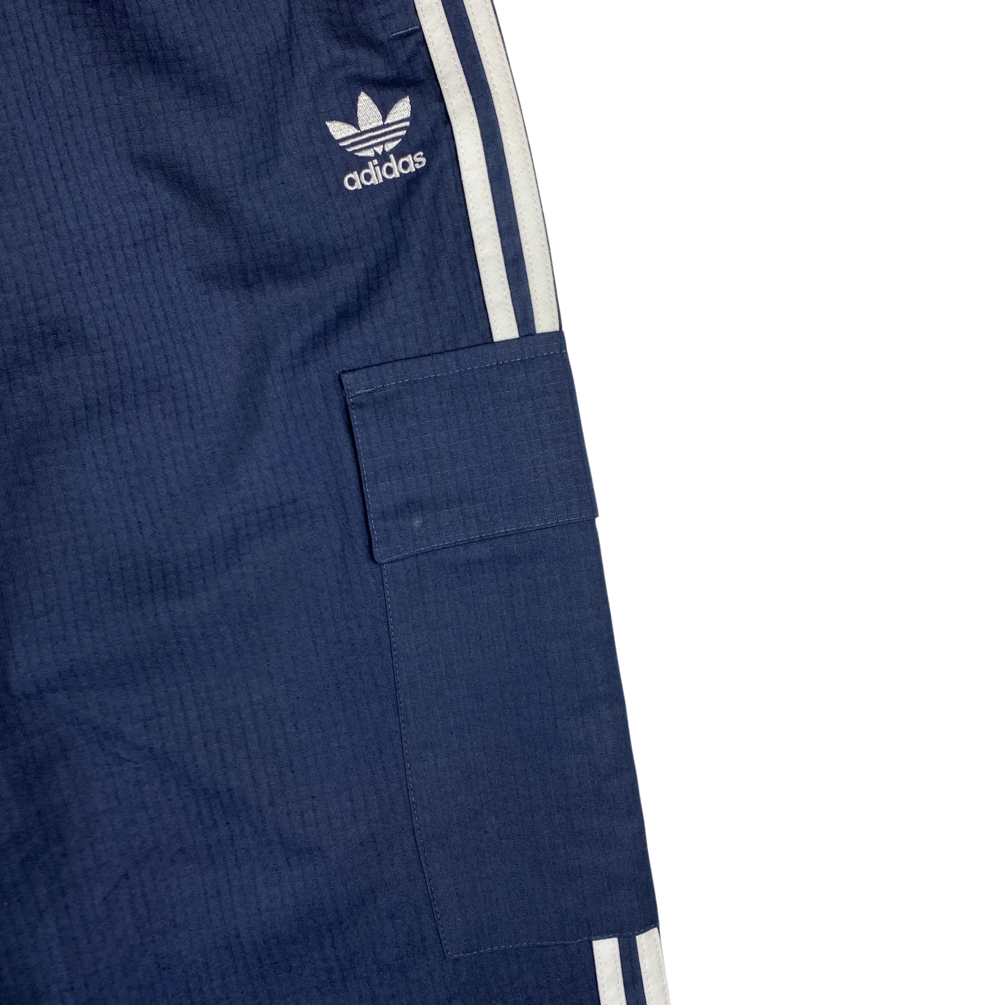 Adidas pantalone cargo blu — pezzo unico d'archivio — IlBotteghino