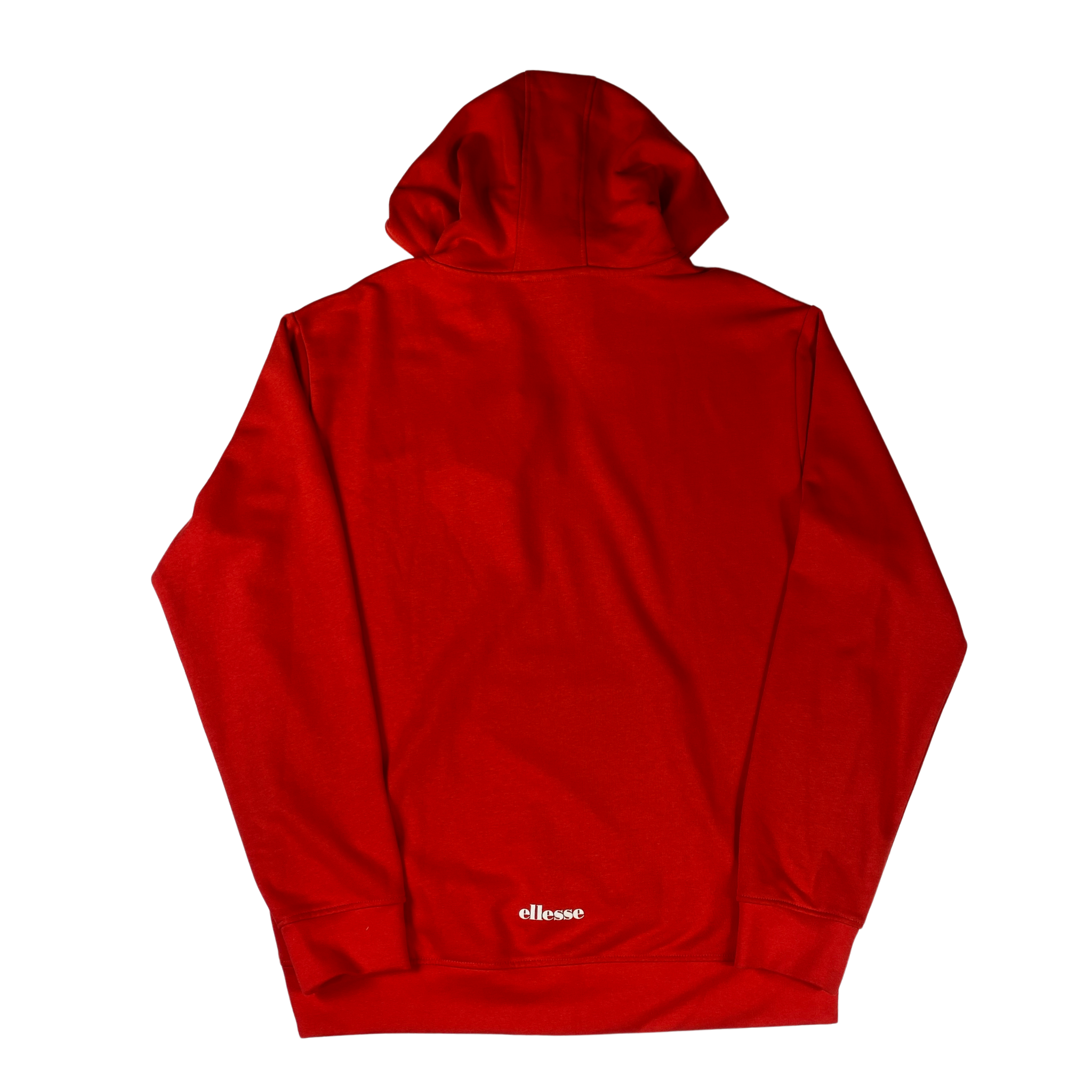 Ellesse felpa cappuccio rossa — sportswear d'archivio — IlBotteghino