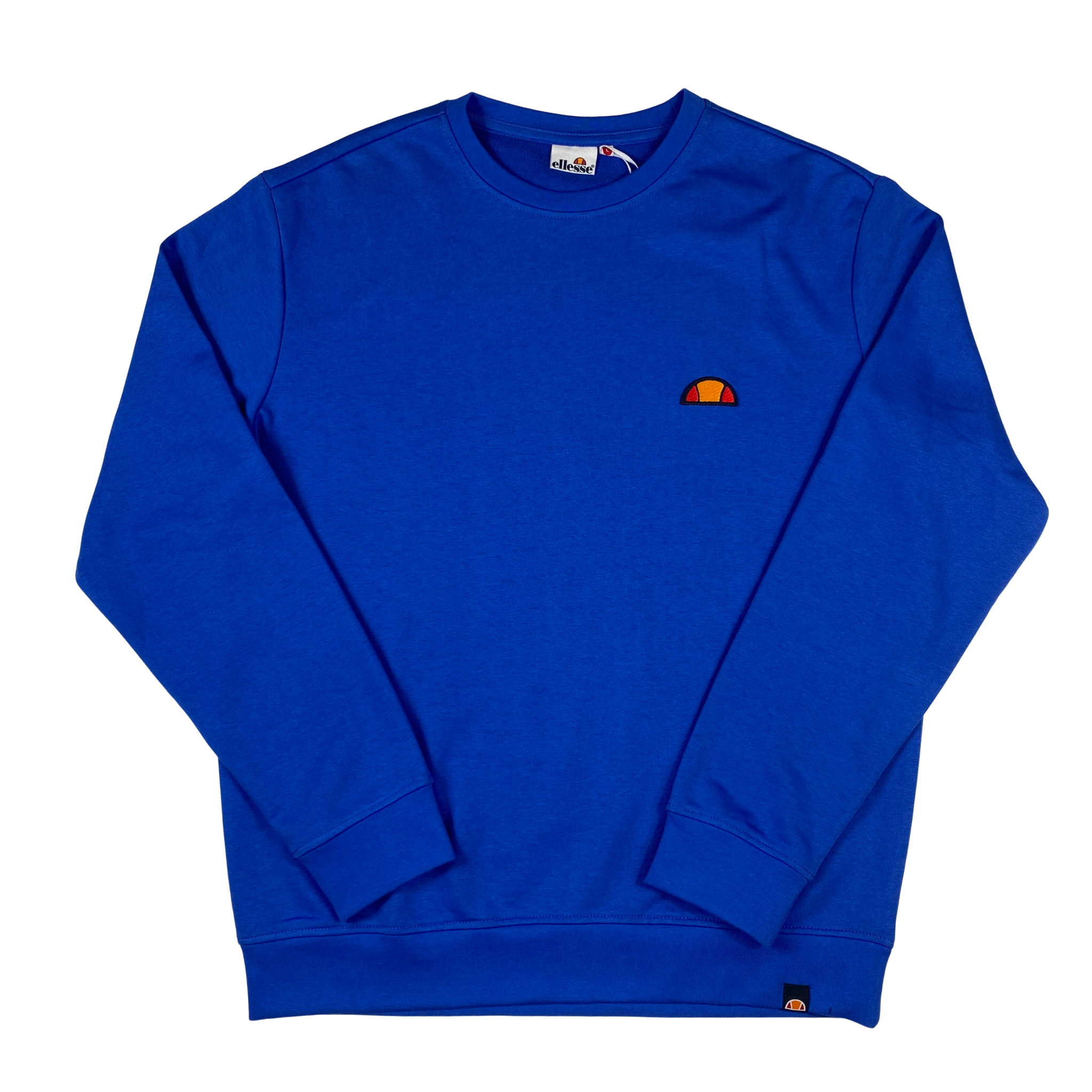 Felpa Ellesse girocollo blu elettrico, taglia L — IlBotteghino