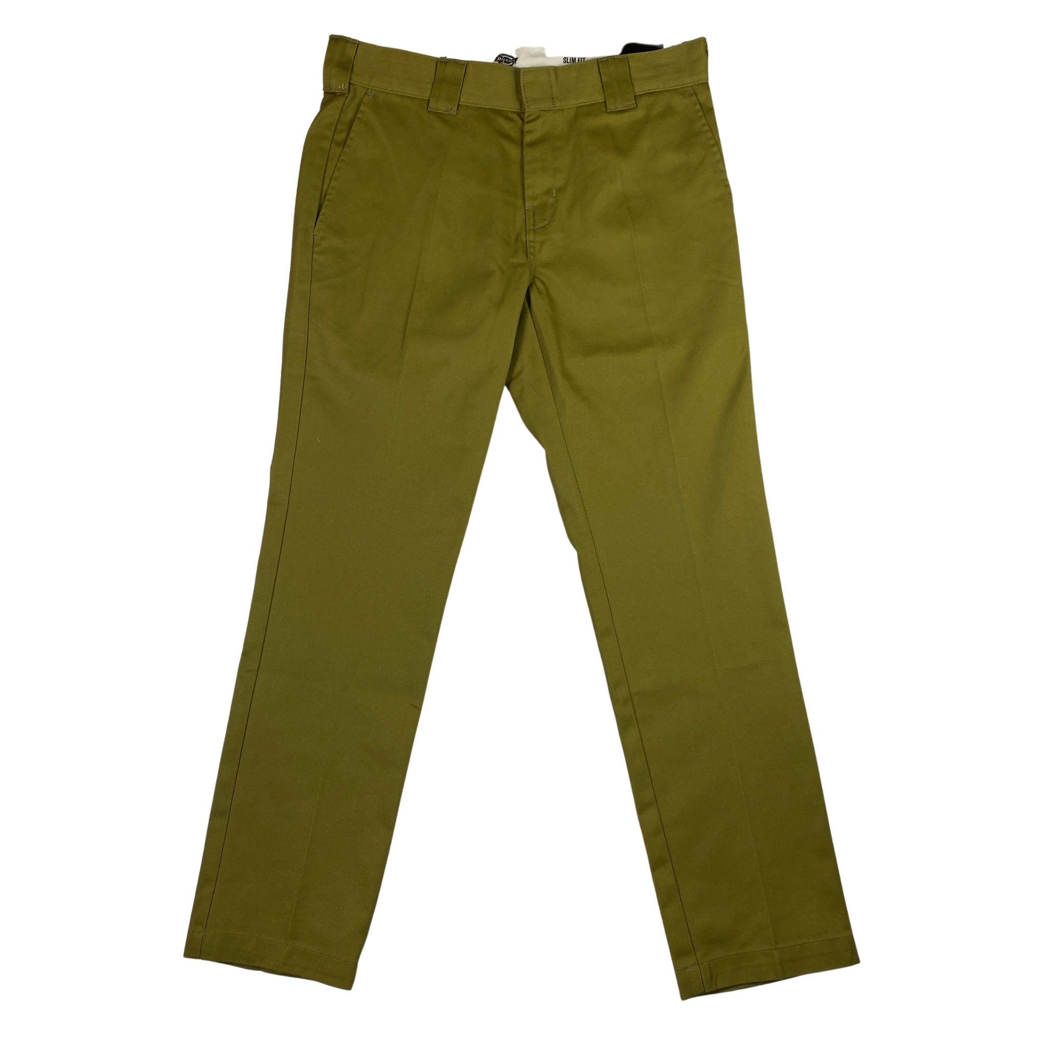 Pantalone Dickies slim fit verde militare, taglie 30-36US — IlBotteghino