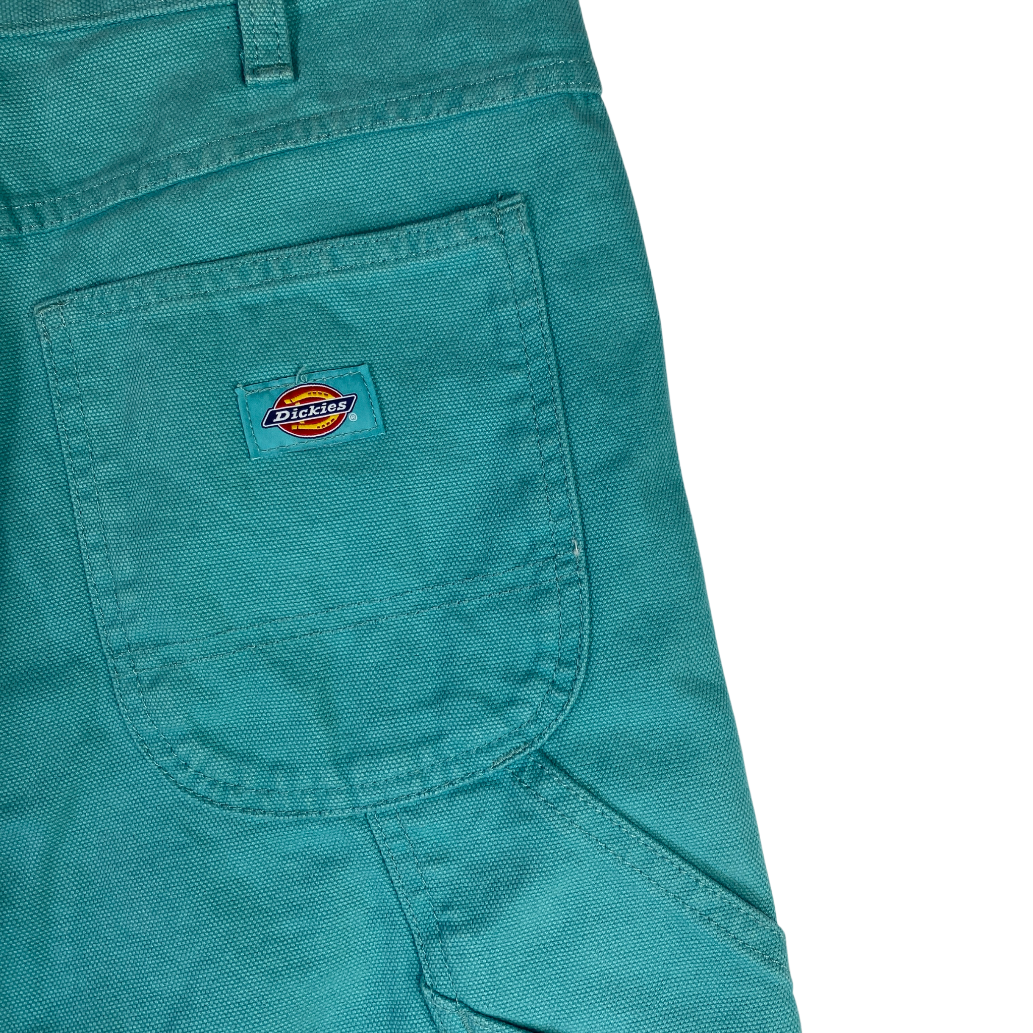 Dickies pantalone carpenter verde acqua — archivio moda workwear — IlBotteghino