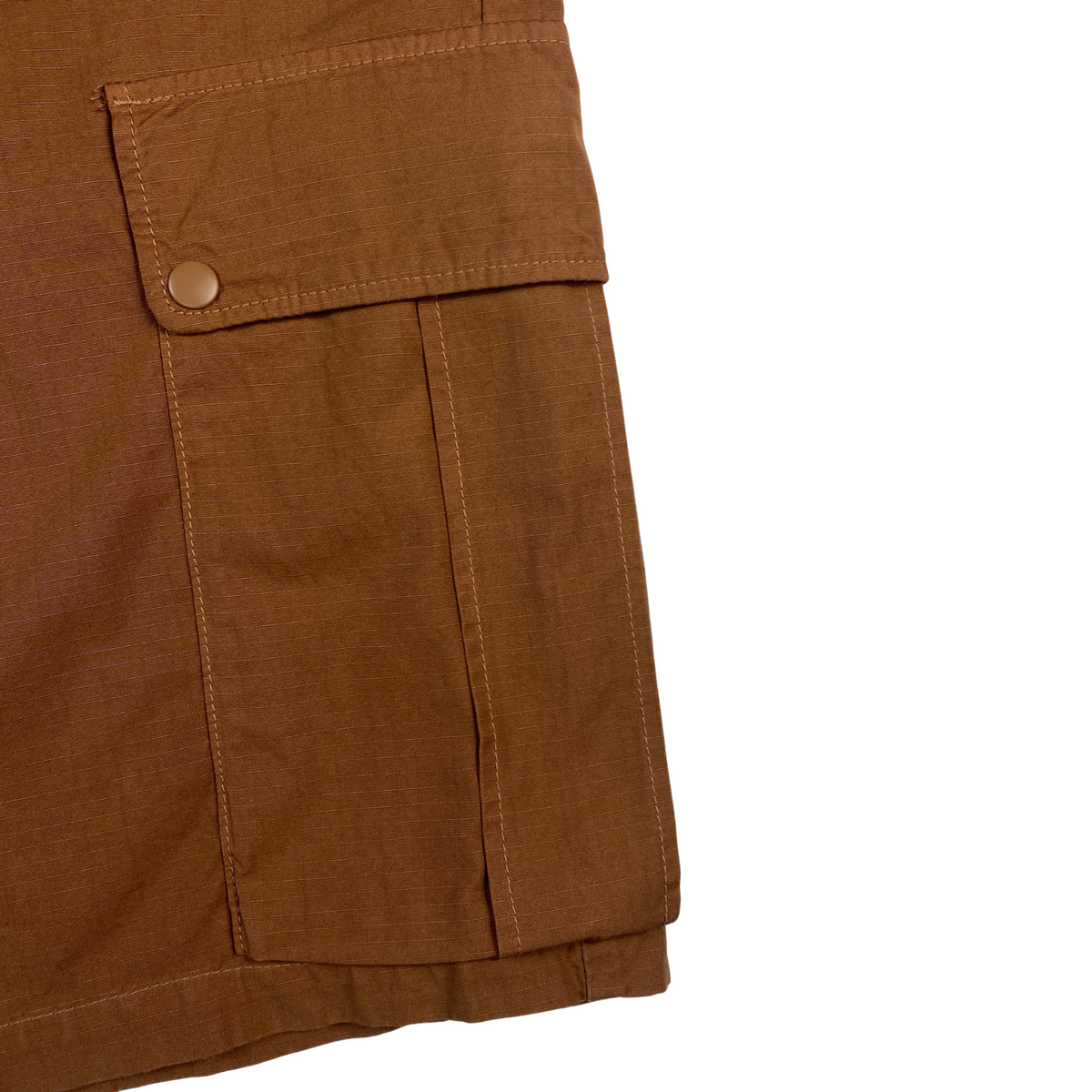 Edwin short cargo marrone — archivio moda workwear — IlBotteghino