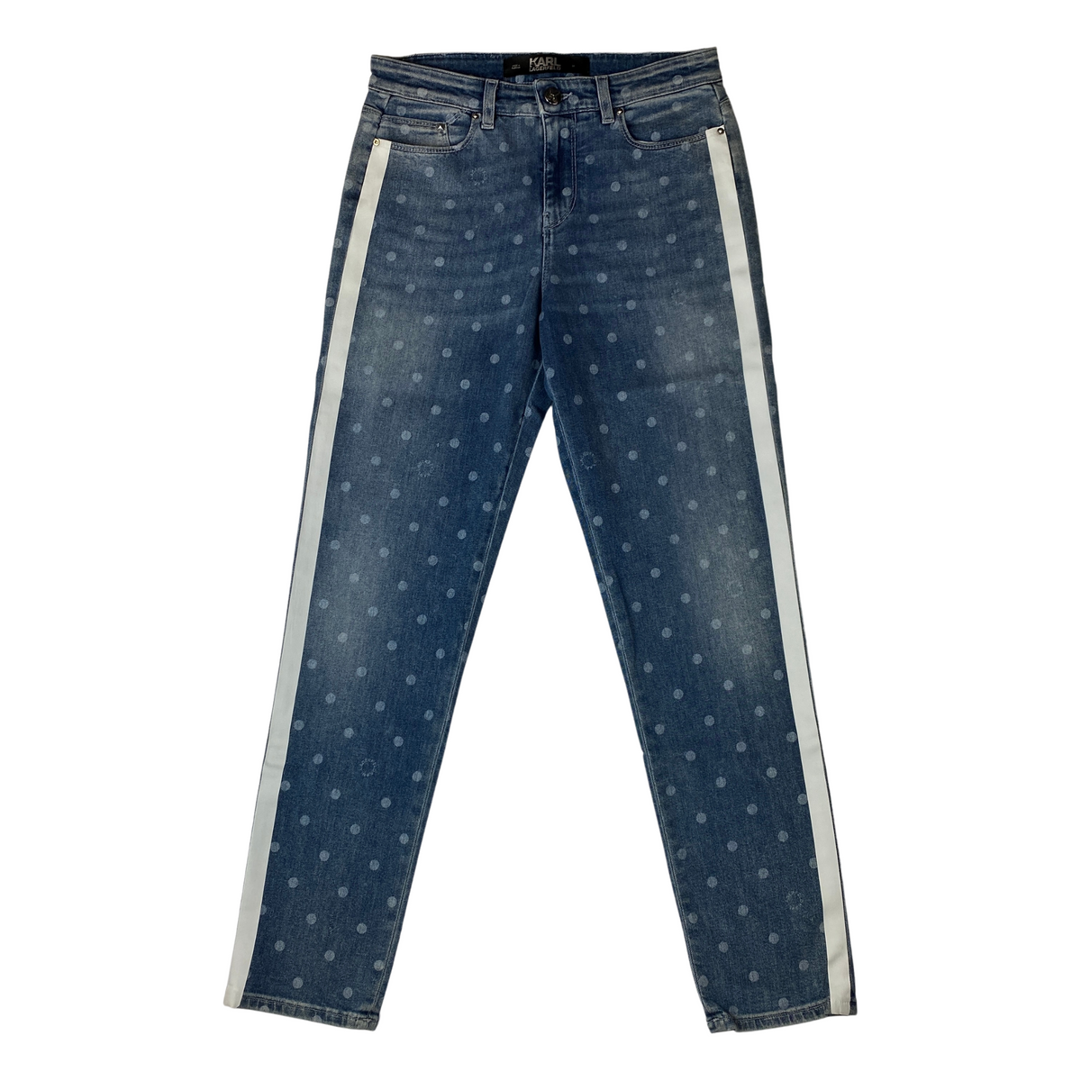 Jeans Karl Lagerfeld con fantasia da donna, taglia 26US