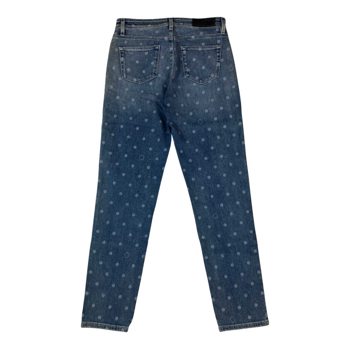 Jeans Karl Lagerfeld con fantasia da donna, vista frontale