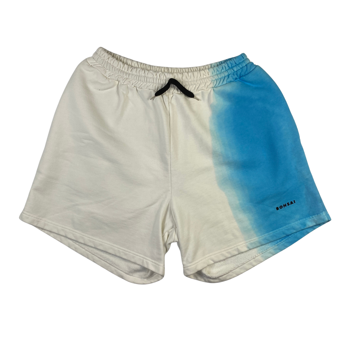 Short Bonsai bianco con sfumatura azzurra, taglia L — IlBotteghino
