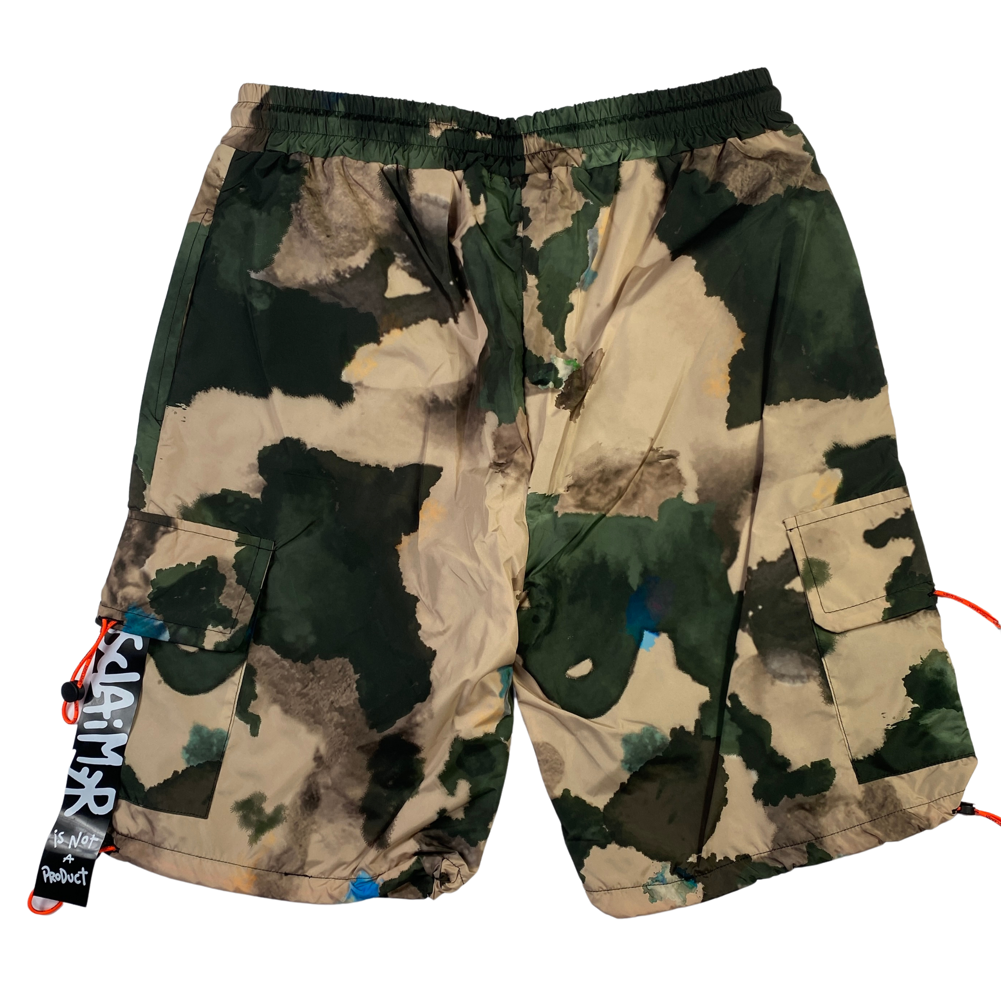 Disclaimer short cargo mimetico — streetwear tecnico d'archivio — IlBotteghino