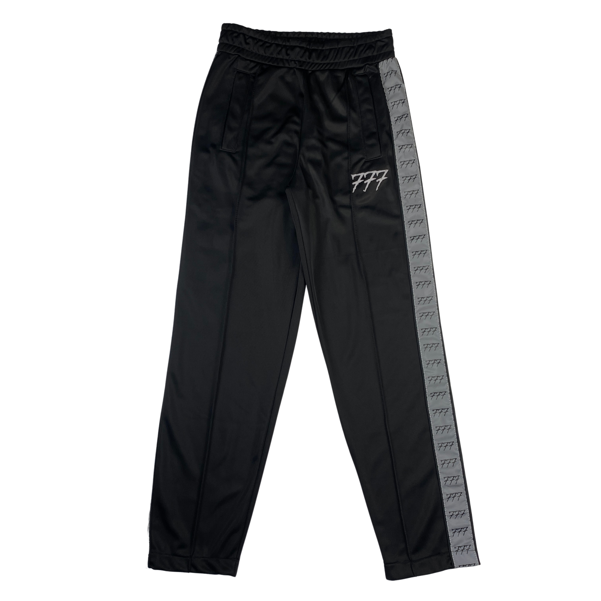 Pantalone tecnico 777 nero con banda laterale, taglia S — IlBotteghino