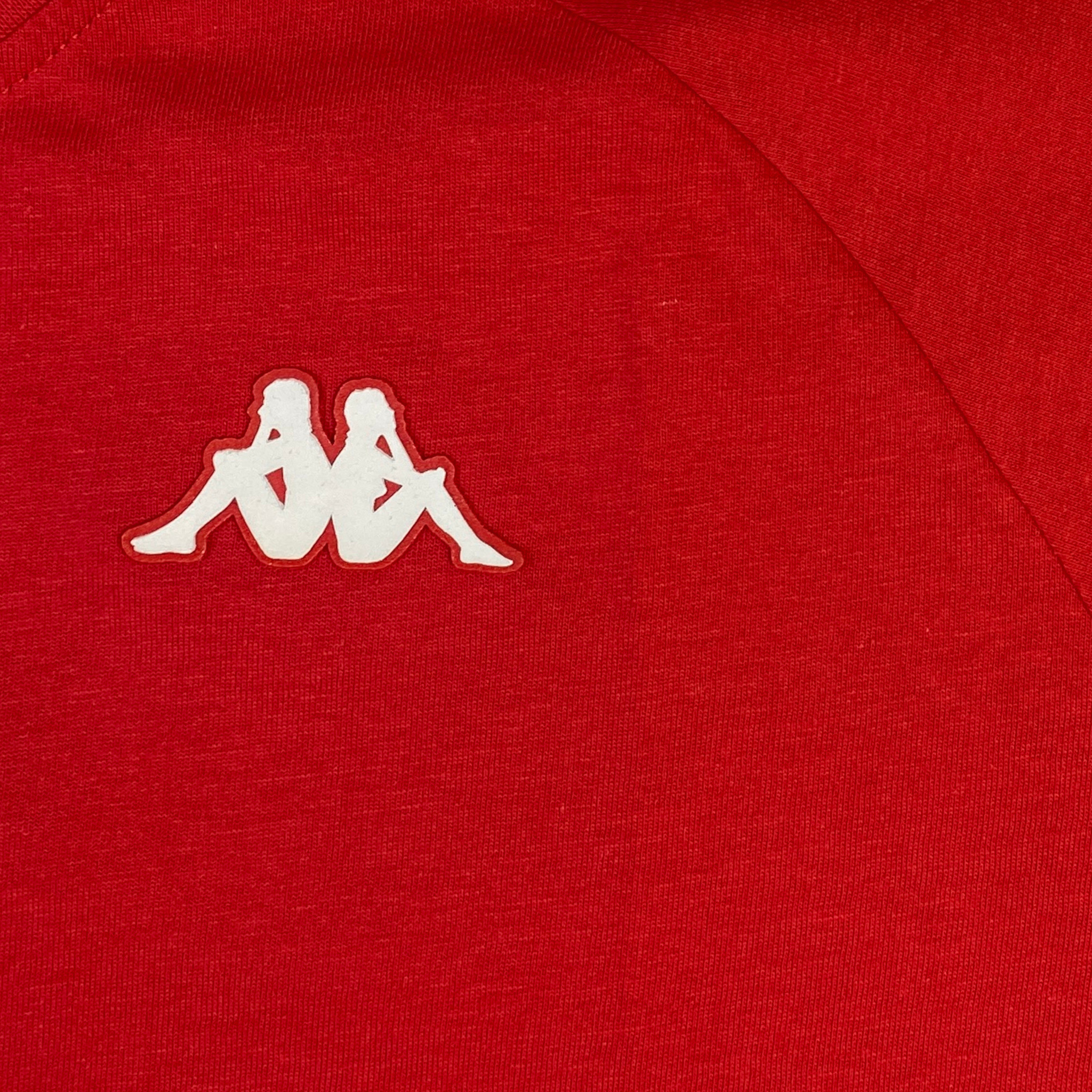Kappa t-shirt rossa — sportswear d'archivio — IlBotteghino