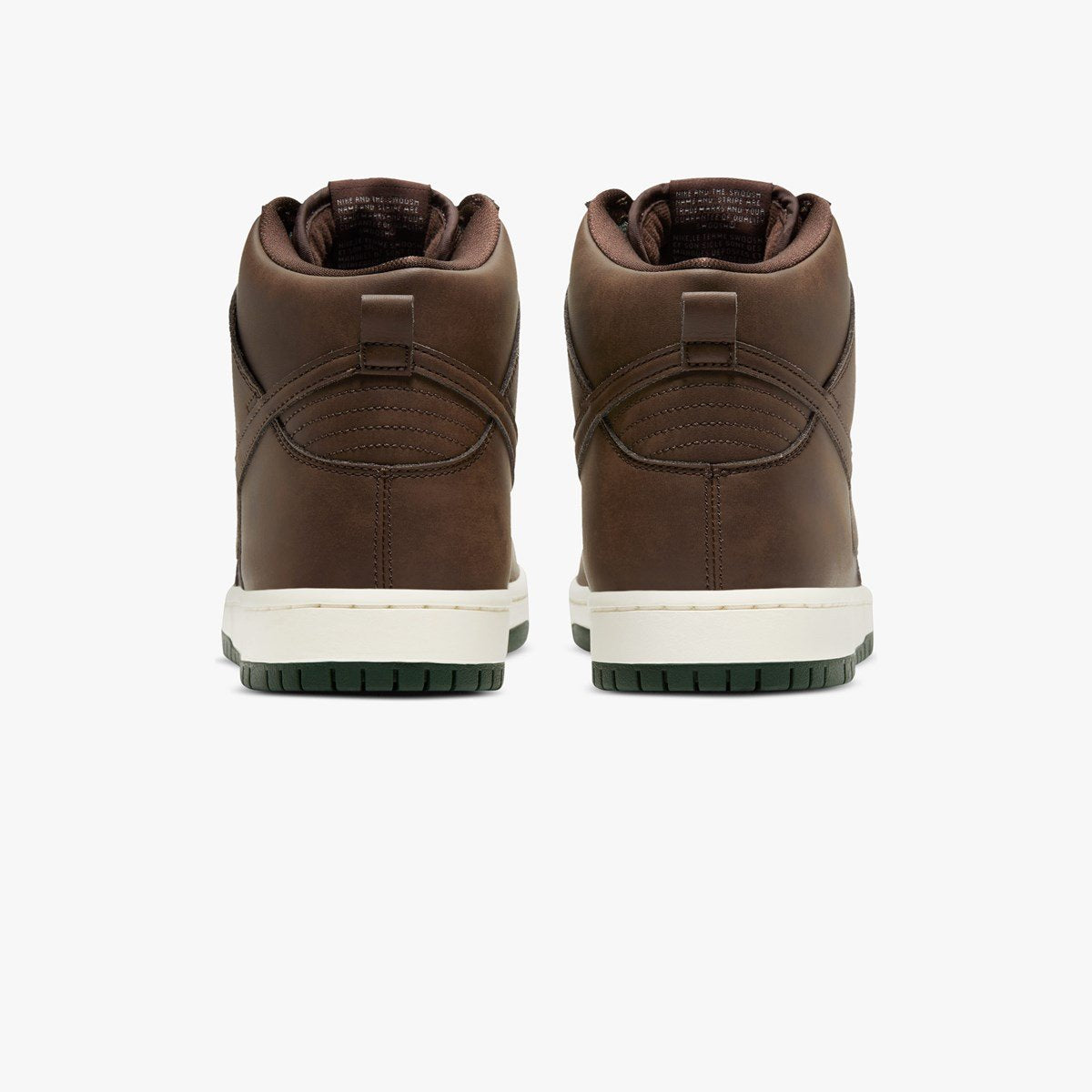 Nike SB Dunk High Pro Baroque Brown, vista posteriore