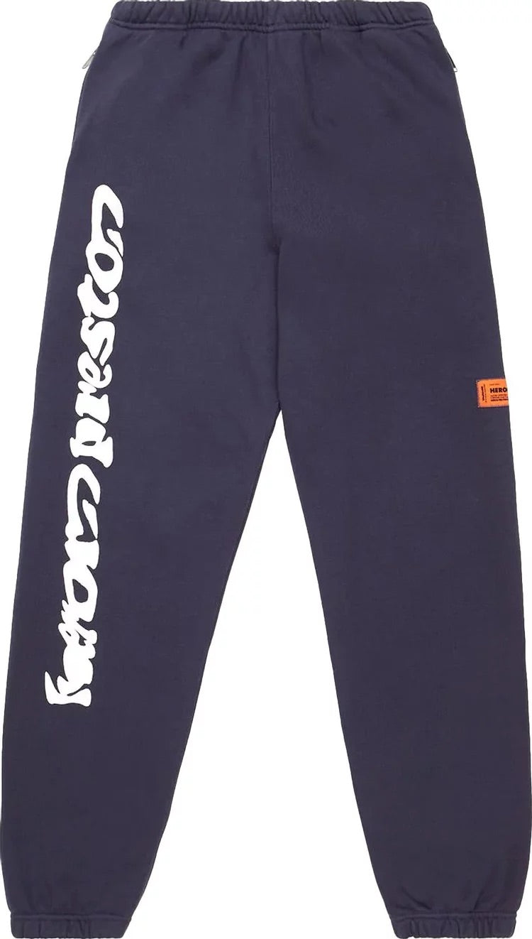 Heron Preston pantaloni tuta antracite — streetwear di lusso d'archivio — IlBotteghino