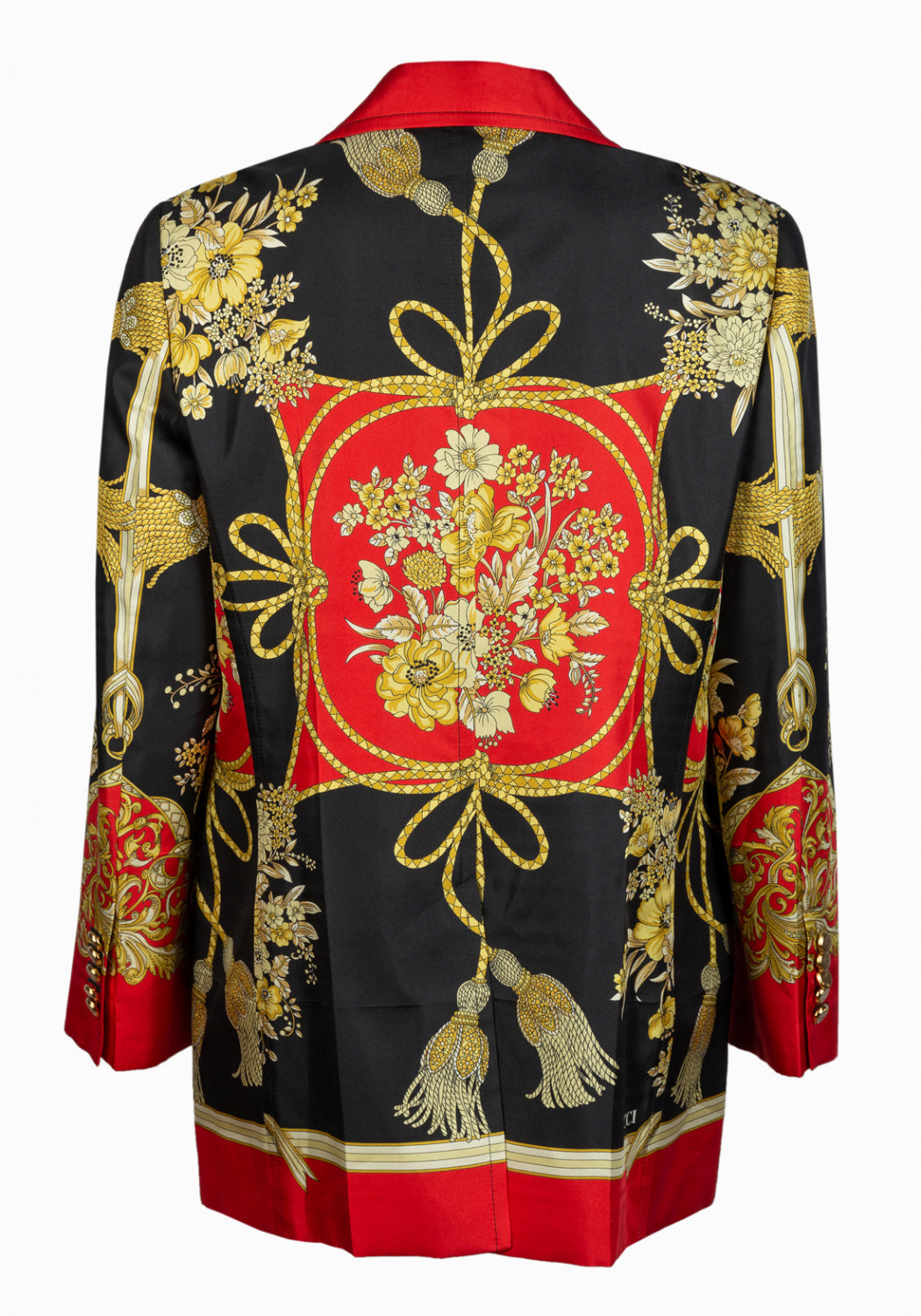 Gucci giacca in seta — archivio moda luxury — IlBotteghino