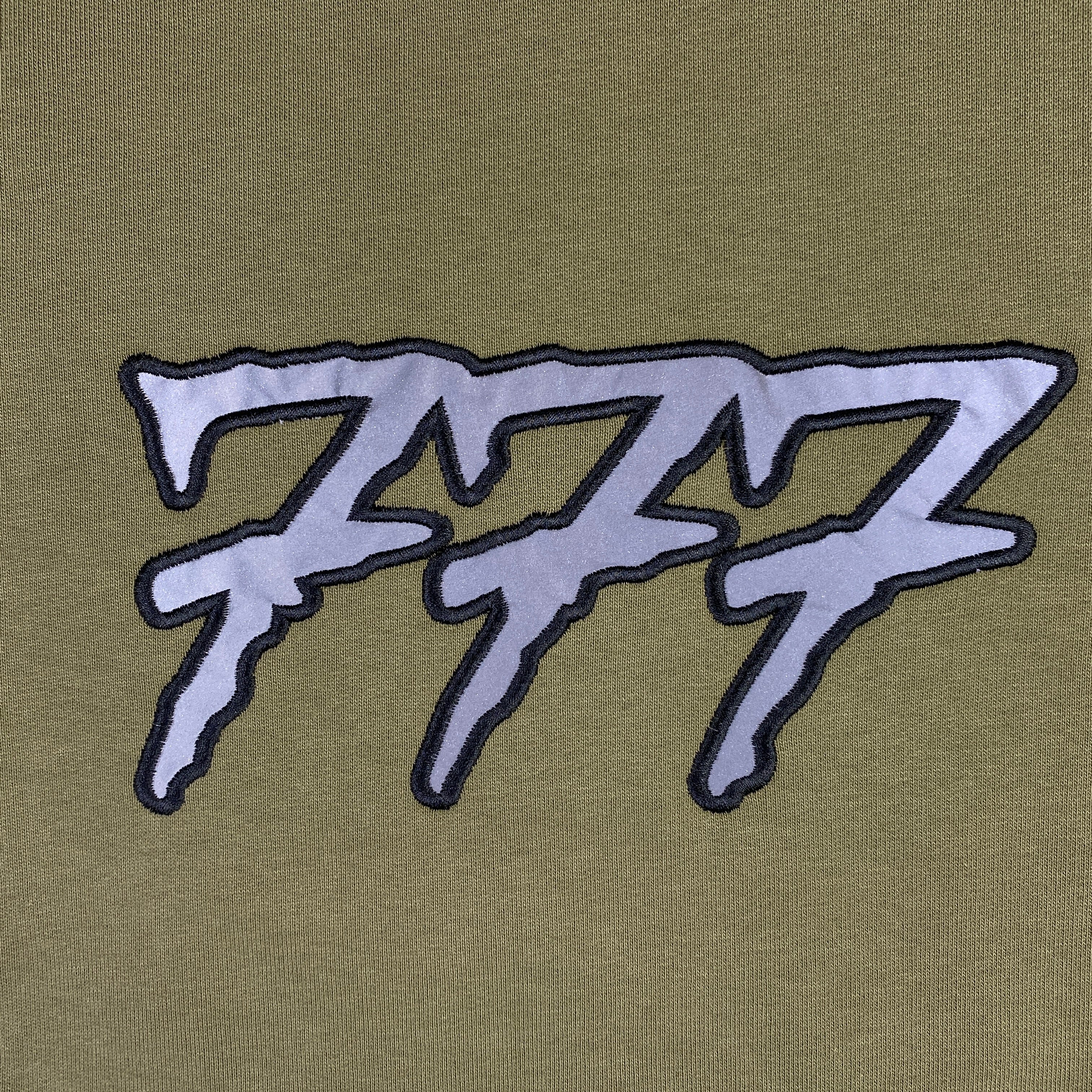 777 felpa verde — streetwear d'archivio — IlBotteghino