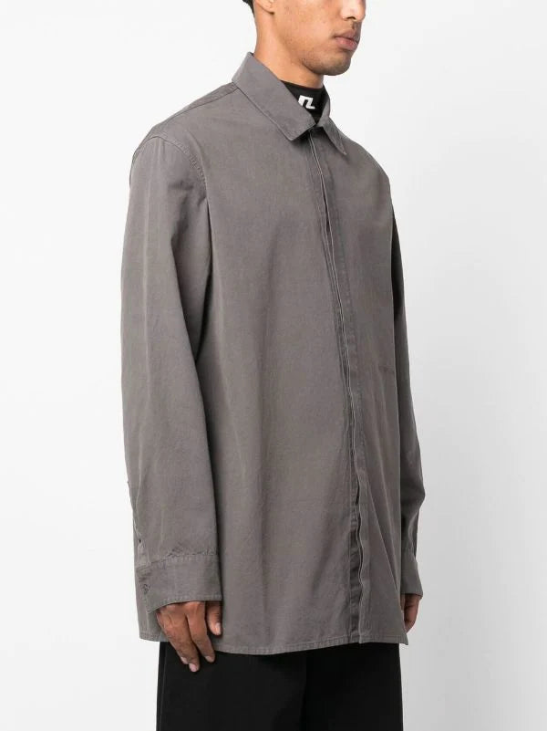 Off-White camicia grigia — streetwear di lusso d'archivio — IlBotteghino