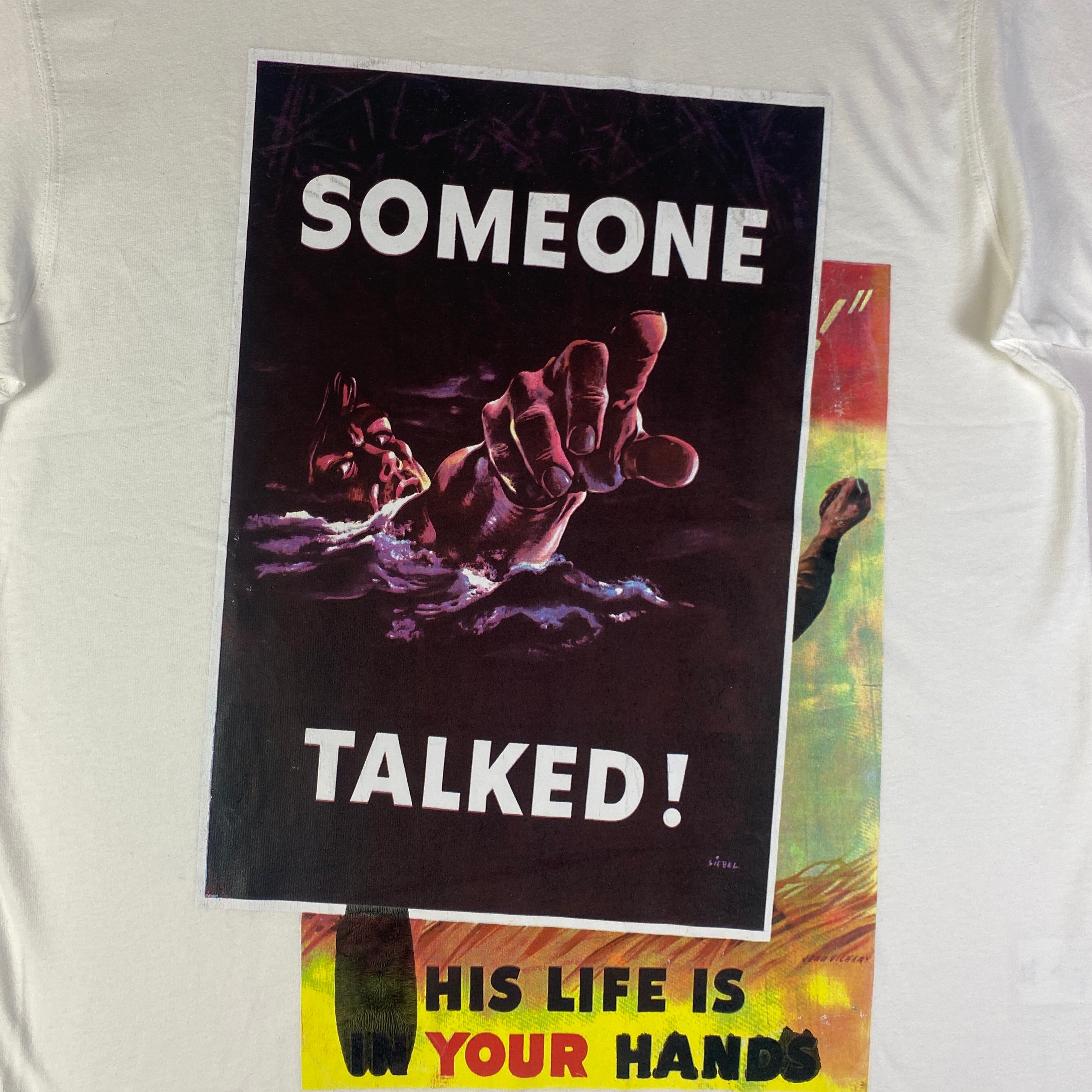 Ih Nom Uh Nit t-shirt bianca — streetwear italiano d'archivio — IlBotteghino