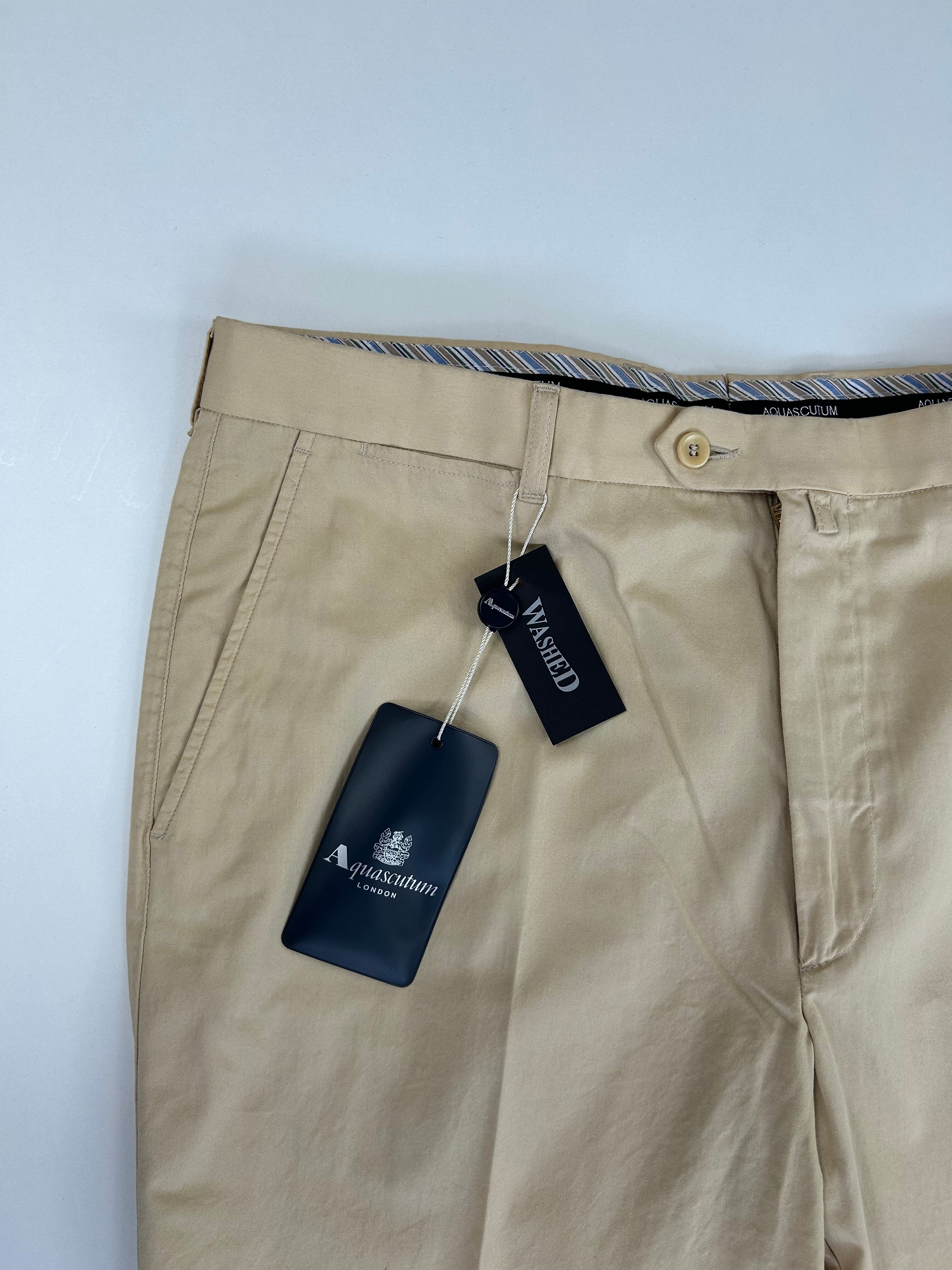 Aquascutum pantalone beige — Made in Italy — IlBotteghino
