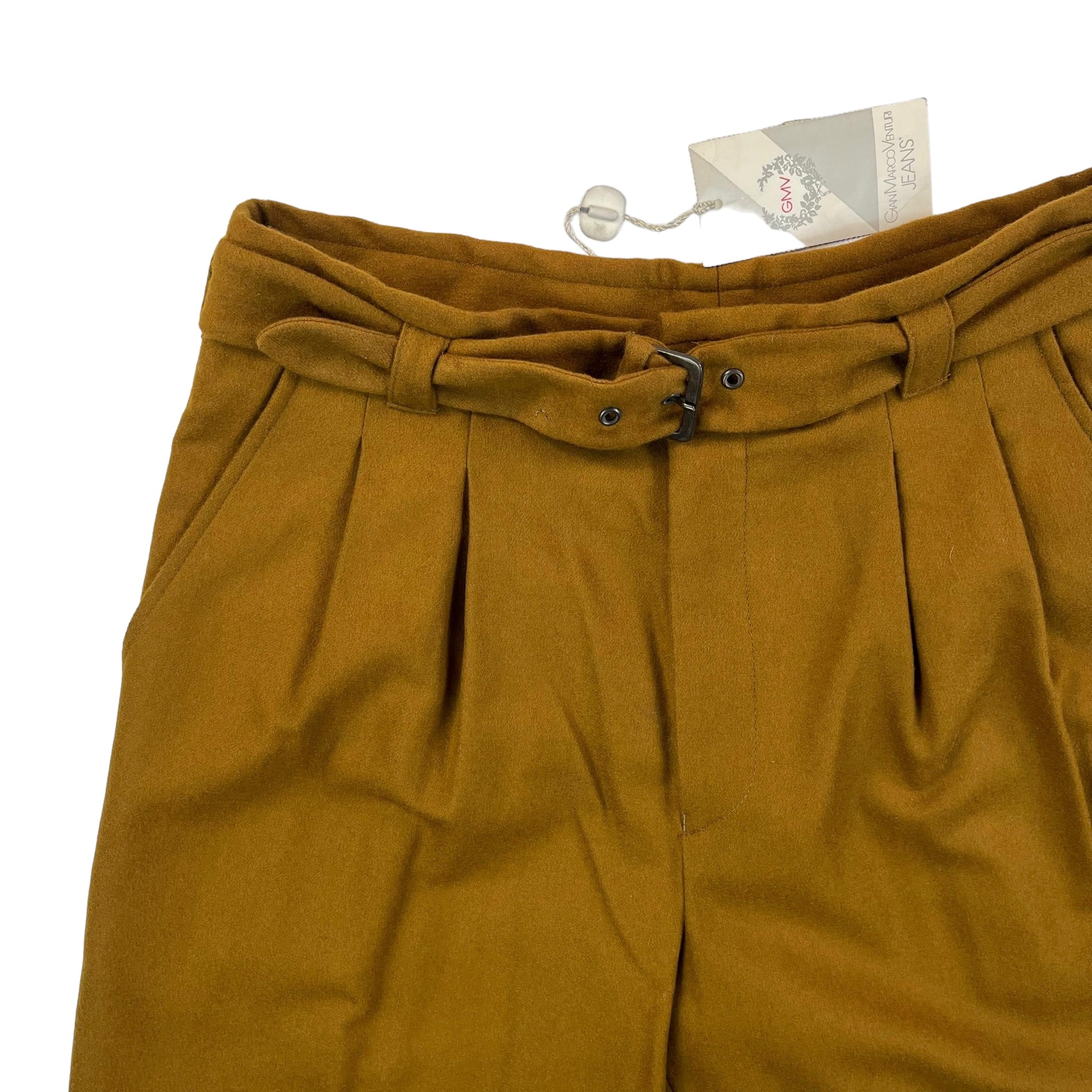 Gian Marco Venturi pantalone marrone — cinturino regolabile — IlBotteghino