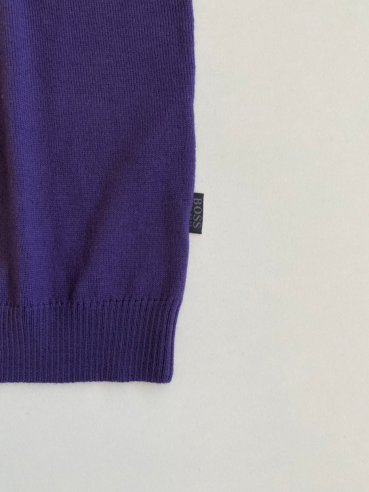 Dolcevita Hugo Boss Bakar lana vergine viola - Tg. L