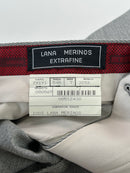 Pantalone Sartoriale Giorgio Reggiani Grigio Chiaro Lana Merinos Extrafine Made in Italy Taglia 54R Drop 7