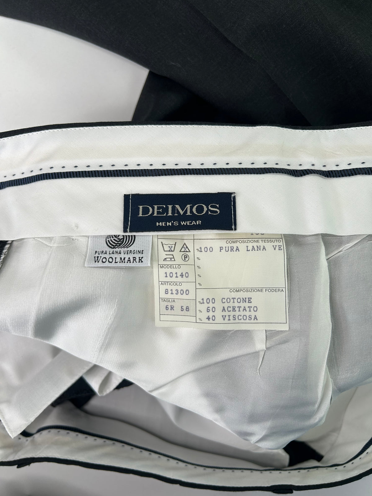 Deimos pantalone grigio scuro — dettaglio tasca — IlBotteghino