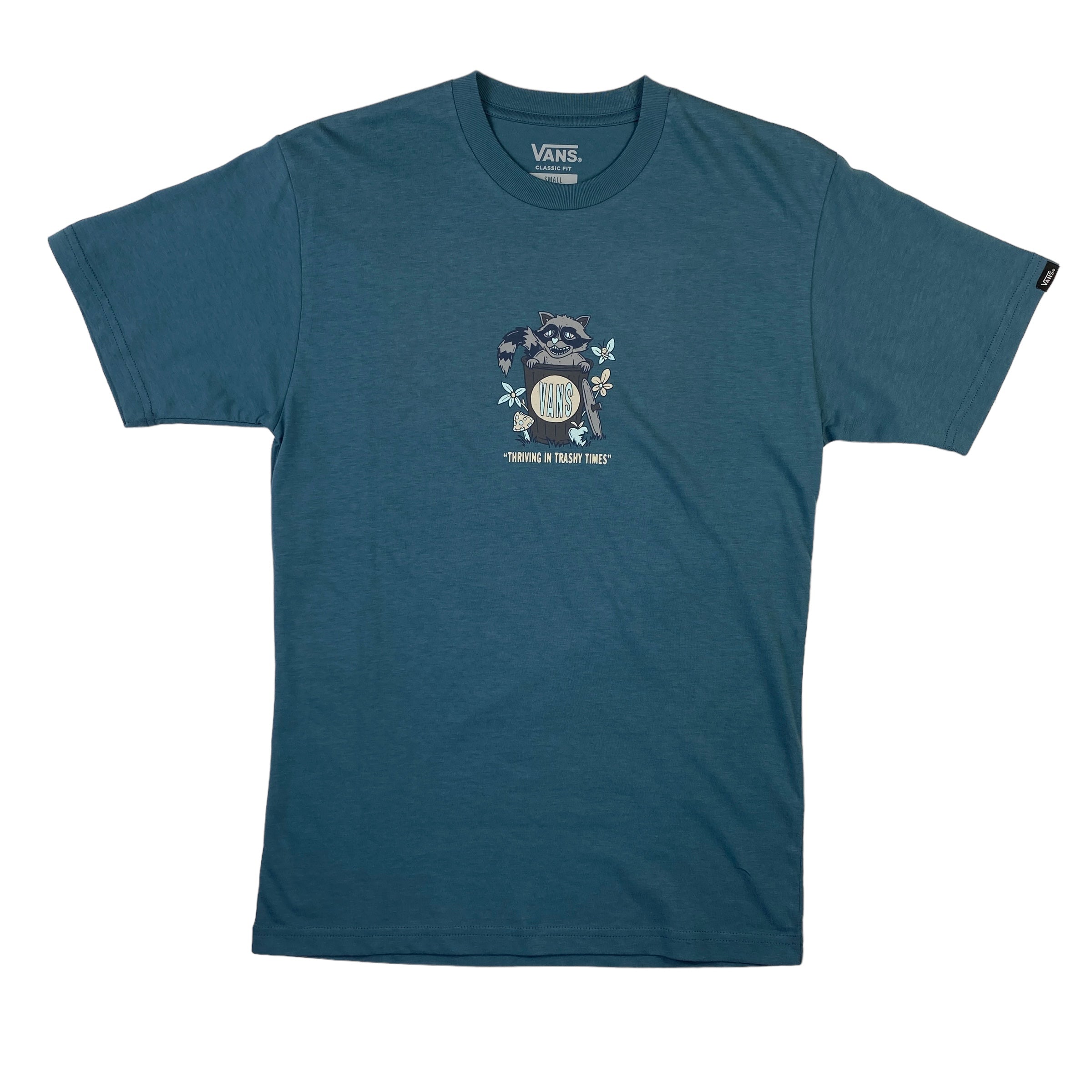 T-shirt Vans verde bottiglia procione, taglia S — IlBotteghino