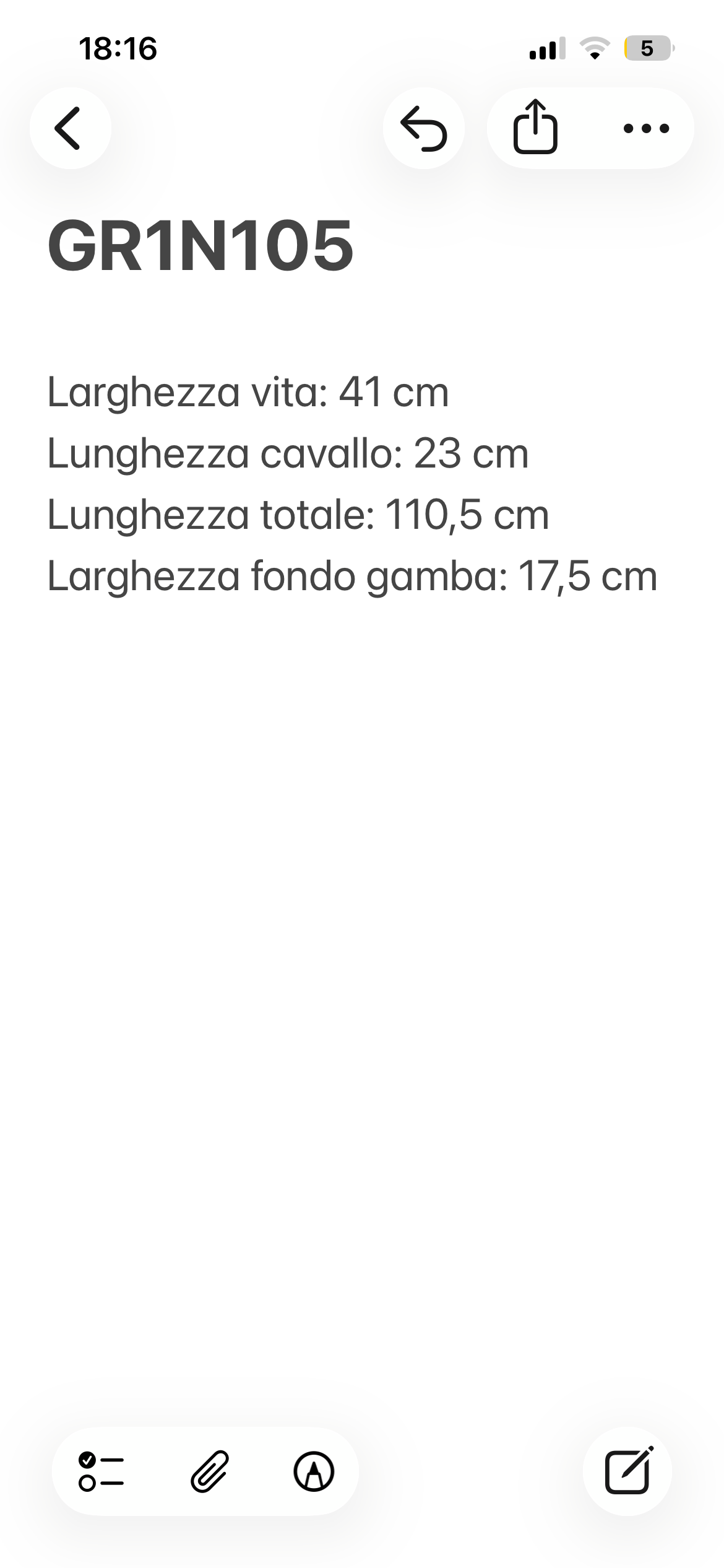 Bugatti pantalone — dettaglio fondo gamba — IlBotteghino