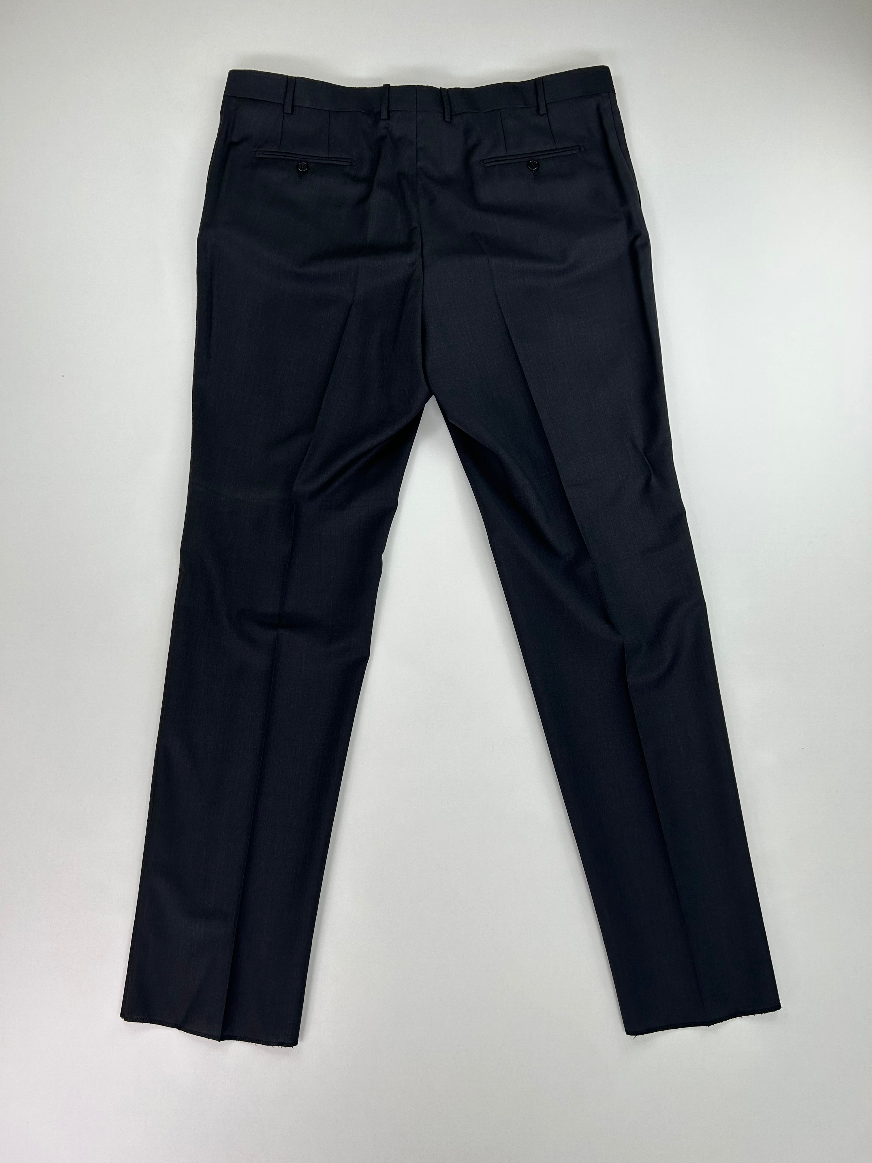 Mabro pantalone antracite — lana Tasmania — IlBotteghino