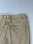Aquascutum Pantalone Uomo Beige 100% Cotone Taglia 54 Made in Italy