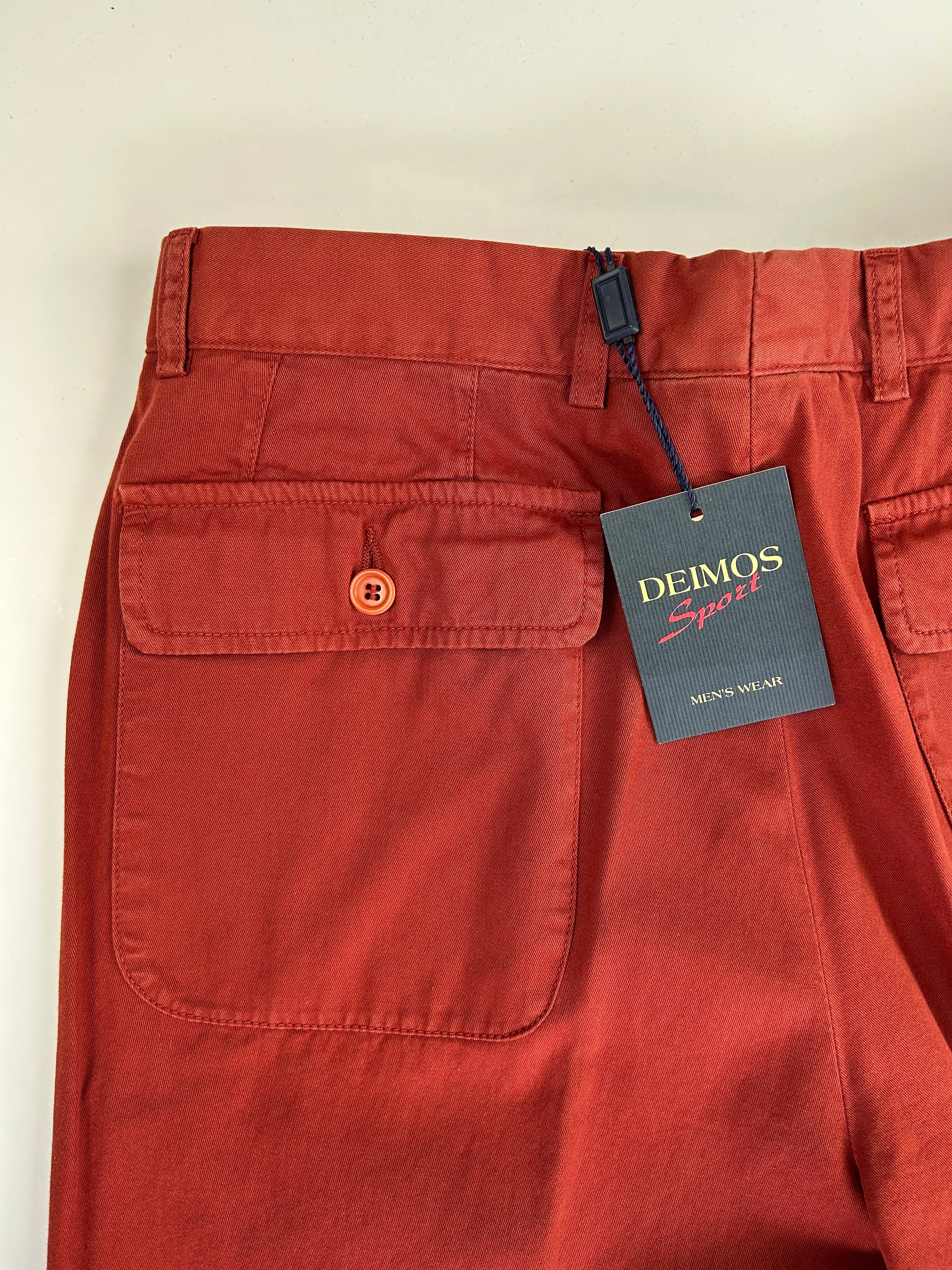 Deimos Sport pantalone rosso — vista laterale — IlBotteghino