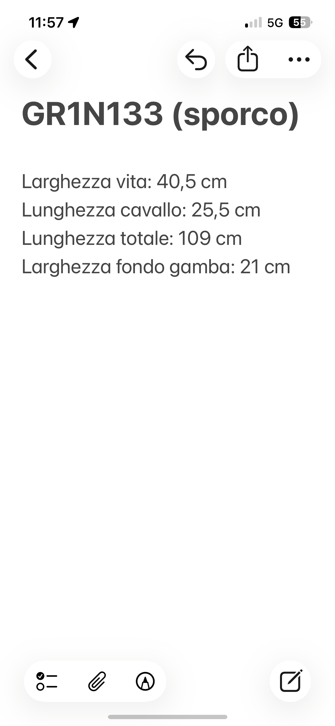 Peter Hadley Sport pantalone bianco — dettaglio fondo gamba — IlBotteghino