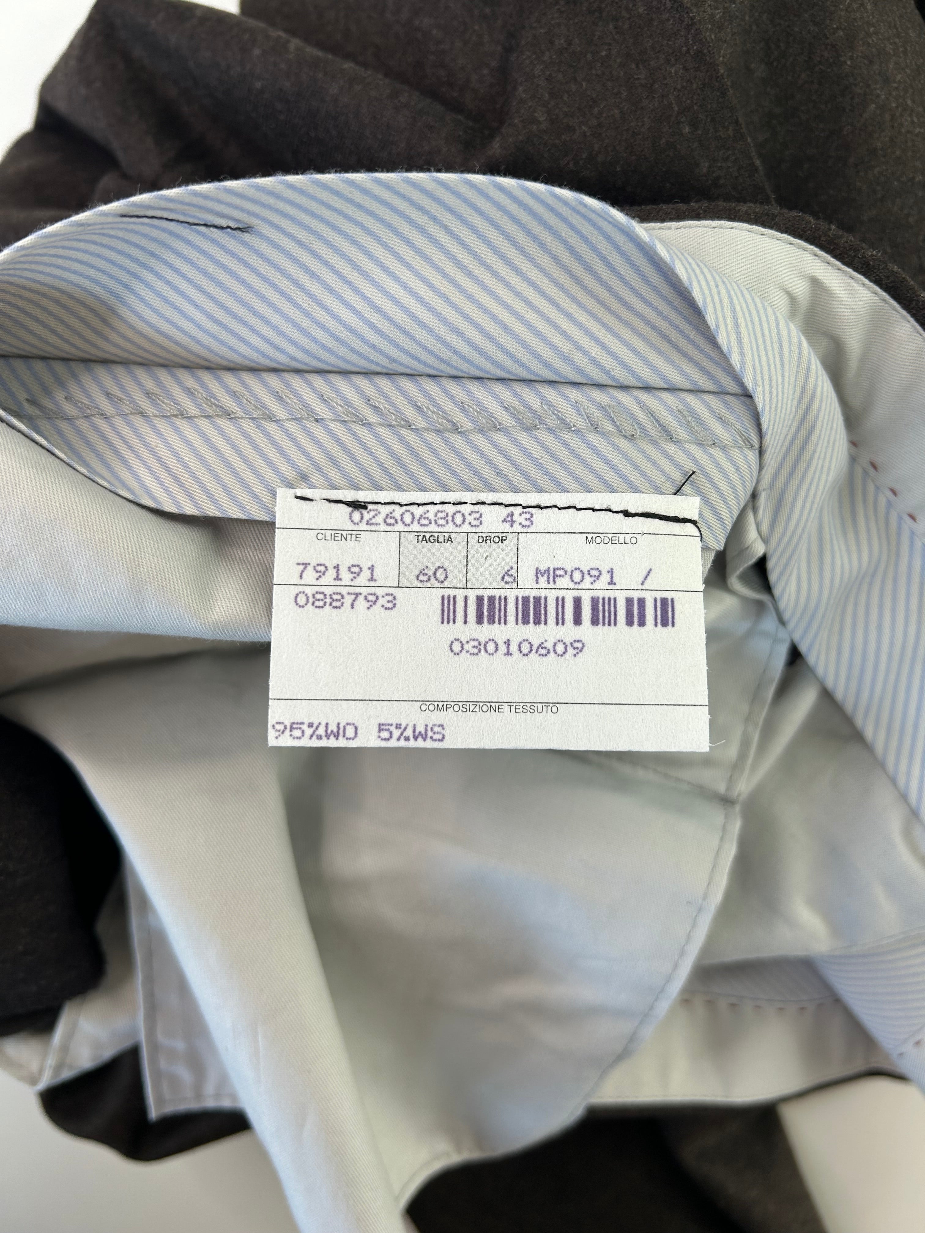 Berry pantalone marrone — dettaglio tasca — IlBotteghino