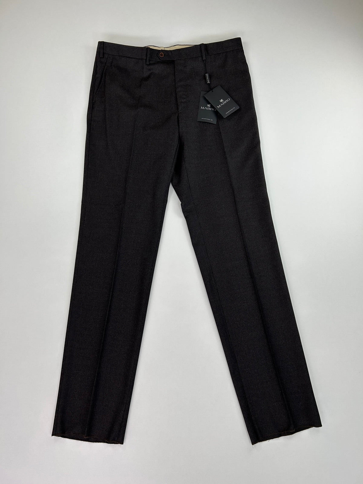 Pantalone sartoriale Mabro pied de poule, taglia IT 56 — IlBotteghino