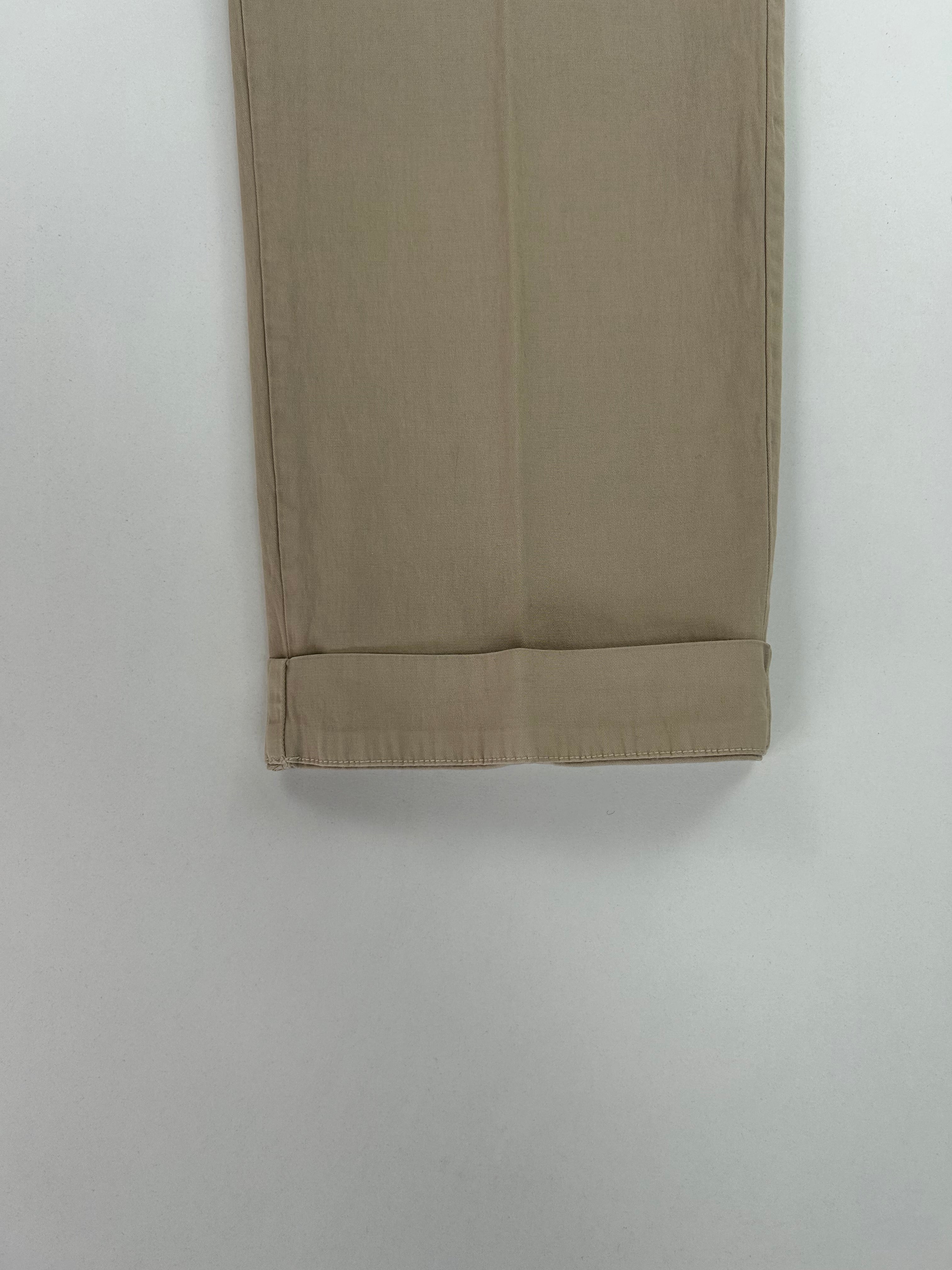 Powell pantalone beige — dettaglio tasca — IlBotteghino