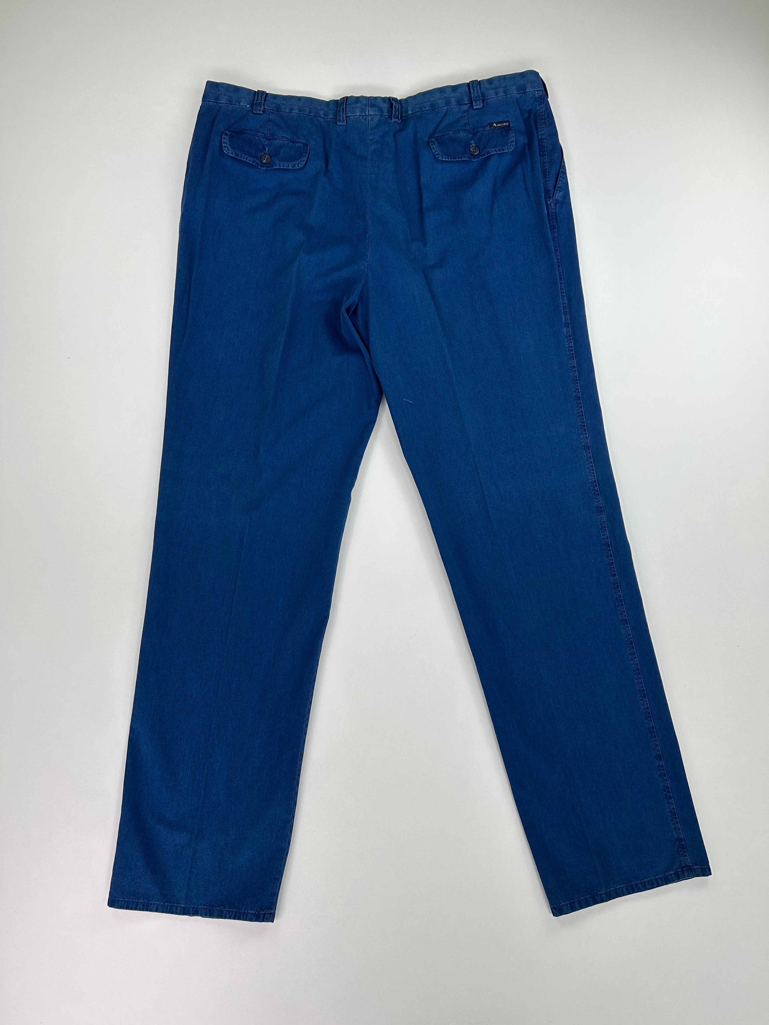 Aquascutum pantalone blu reale — sartoriale — IlBotteghino