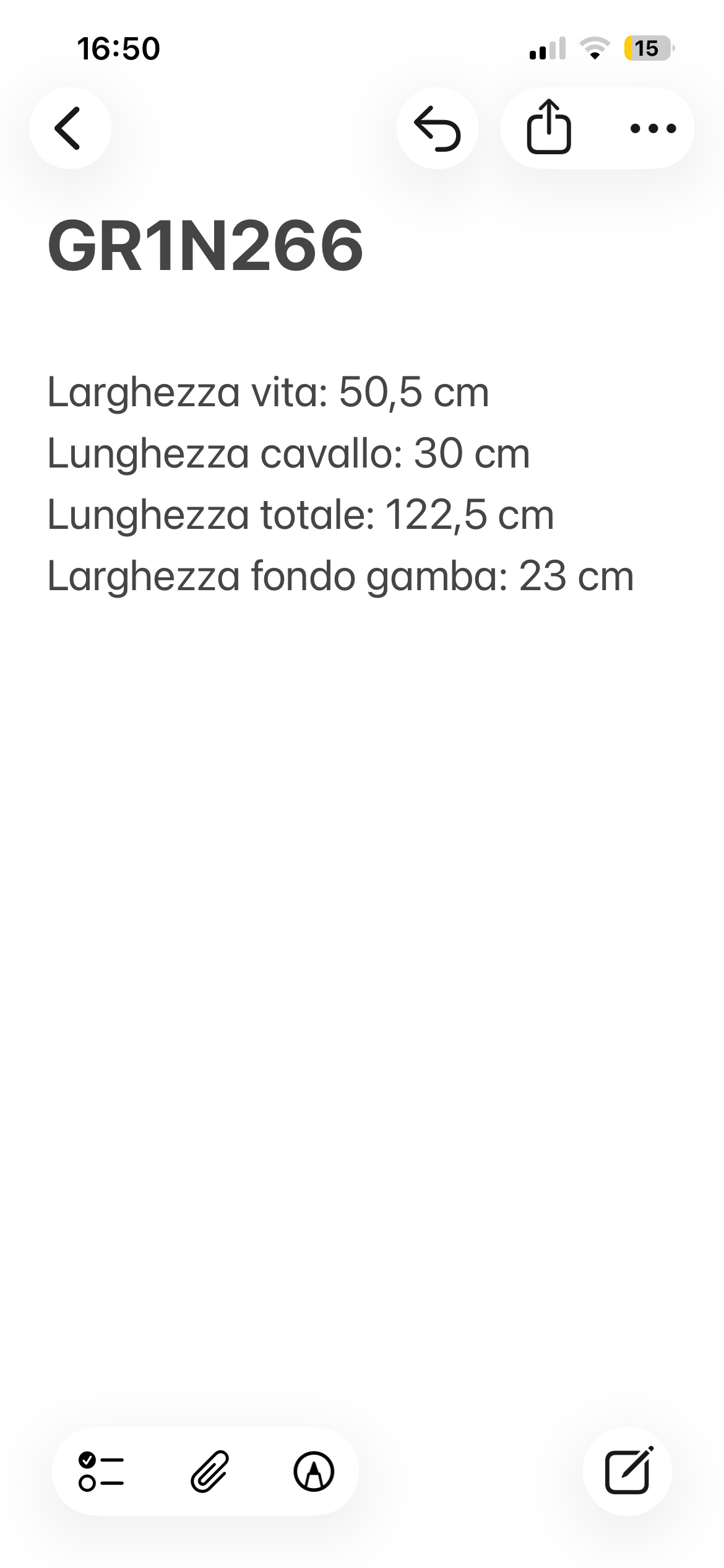 Berry pantalone grigio scuro — archivio sartoriale — IlBotteghino