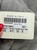 Deimos Pantalone Sartoriale Uomo Beige 100% Lana Vergine Woolmark Taglia 50 Made in Italy Nuovo